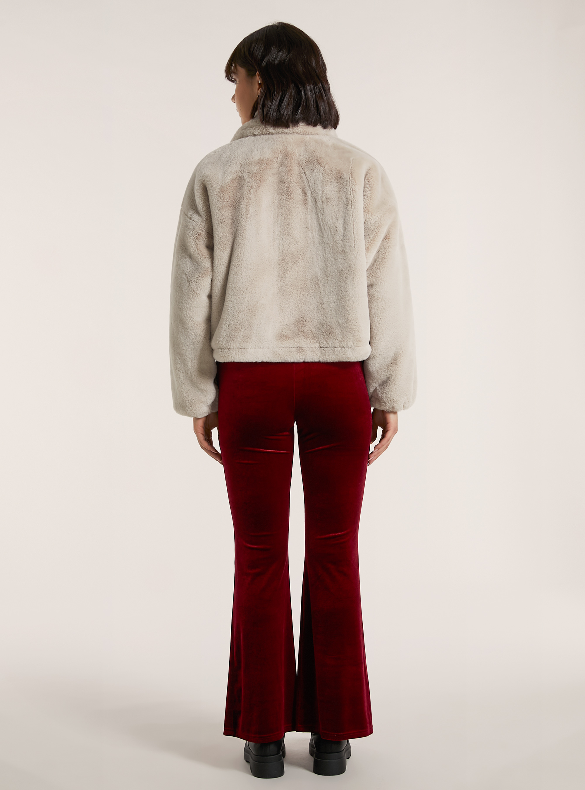 Giacca pelliccia sintetica, WH2 WHITE