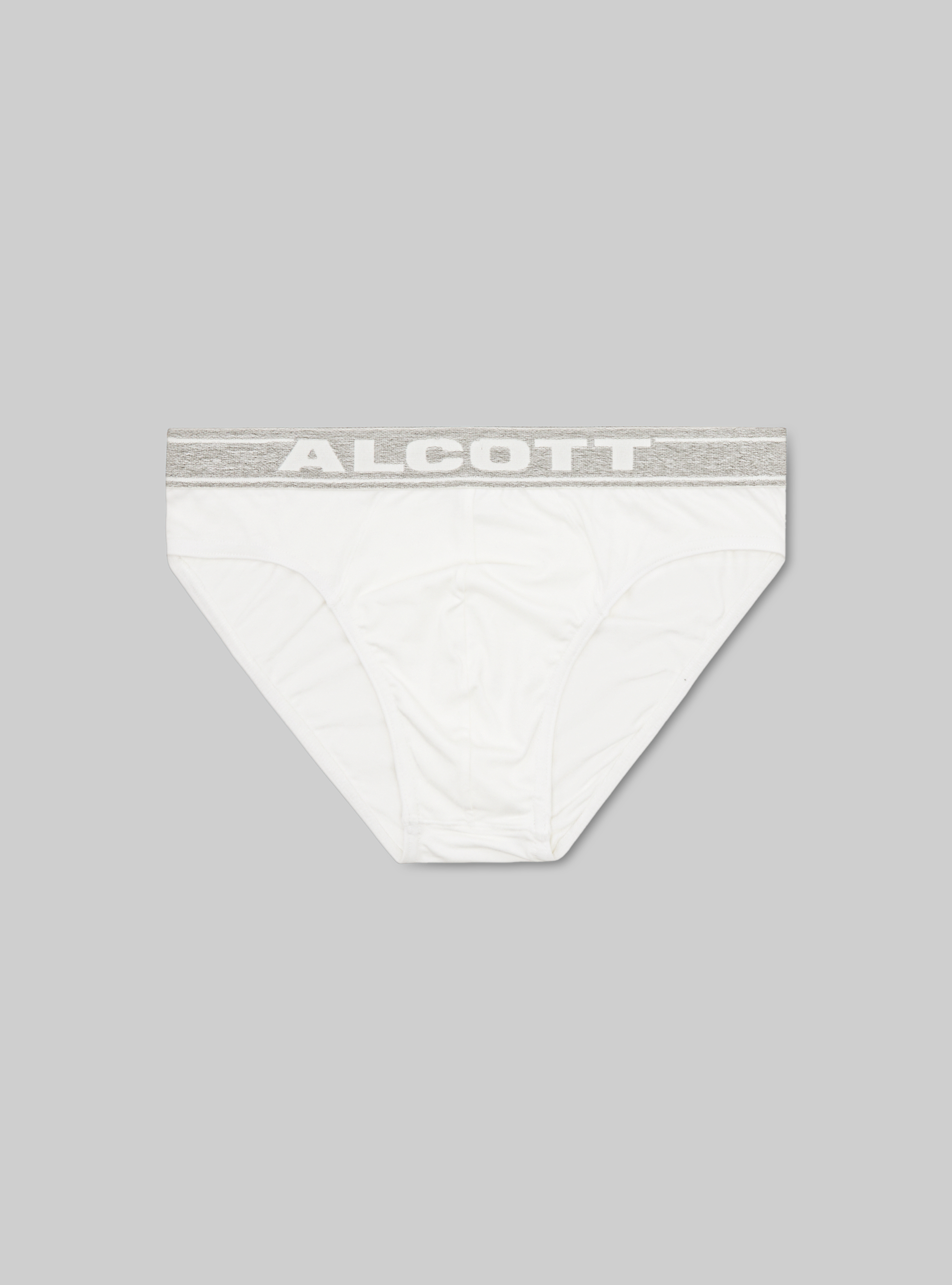 Slip en coton extensible avec logo, WH1 OFF WHITE
