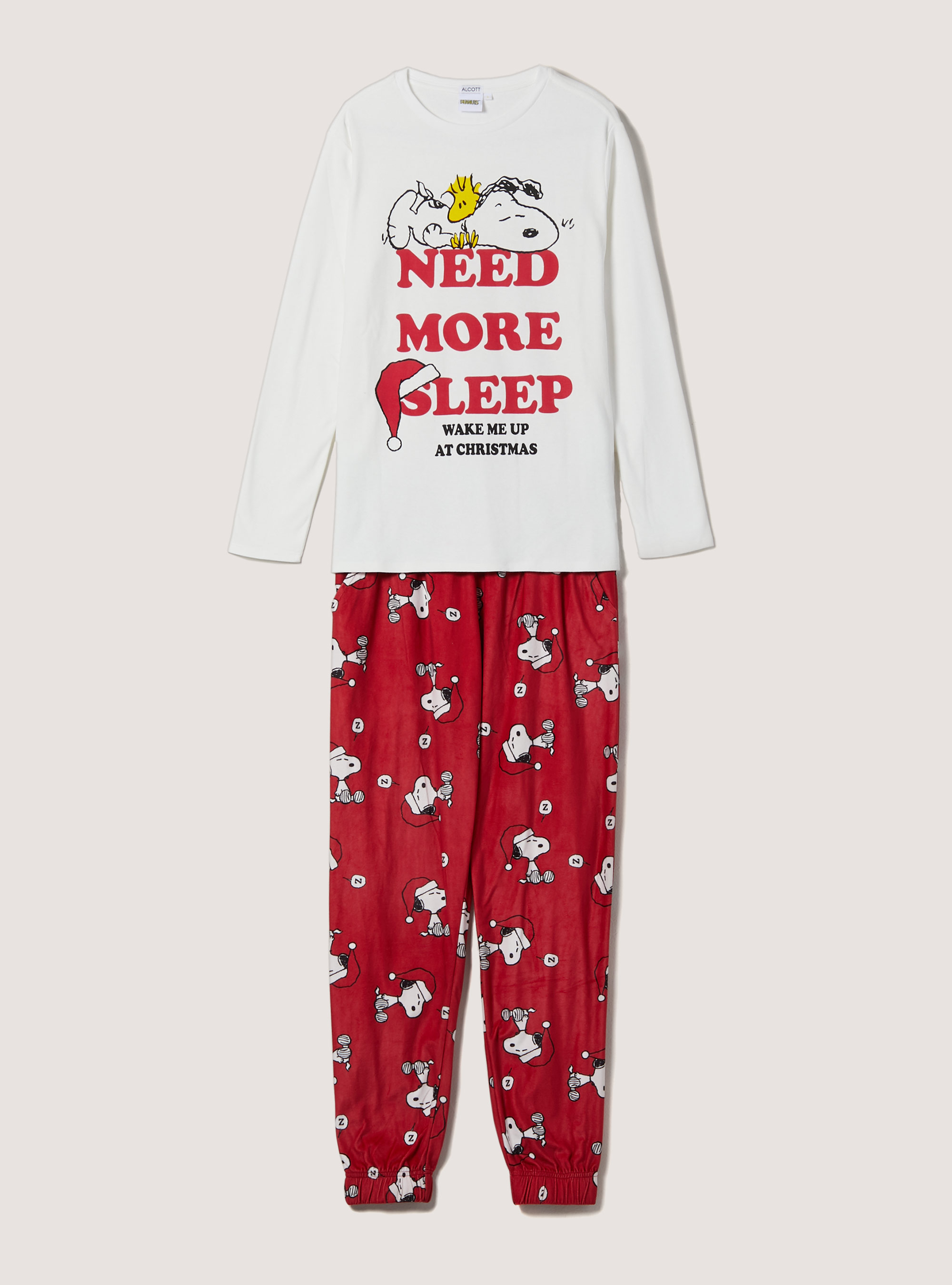Pigiama Peanuts x Christmas Family Collection, WH2 WHITE