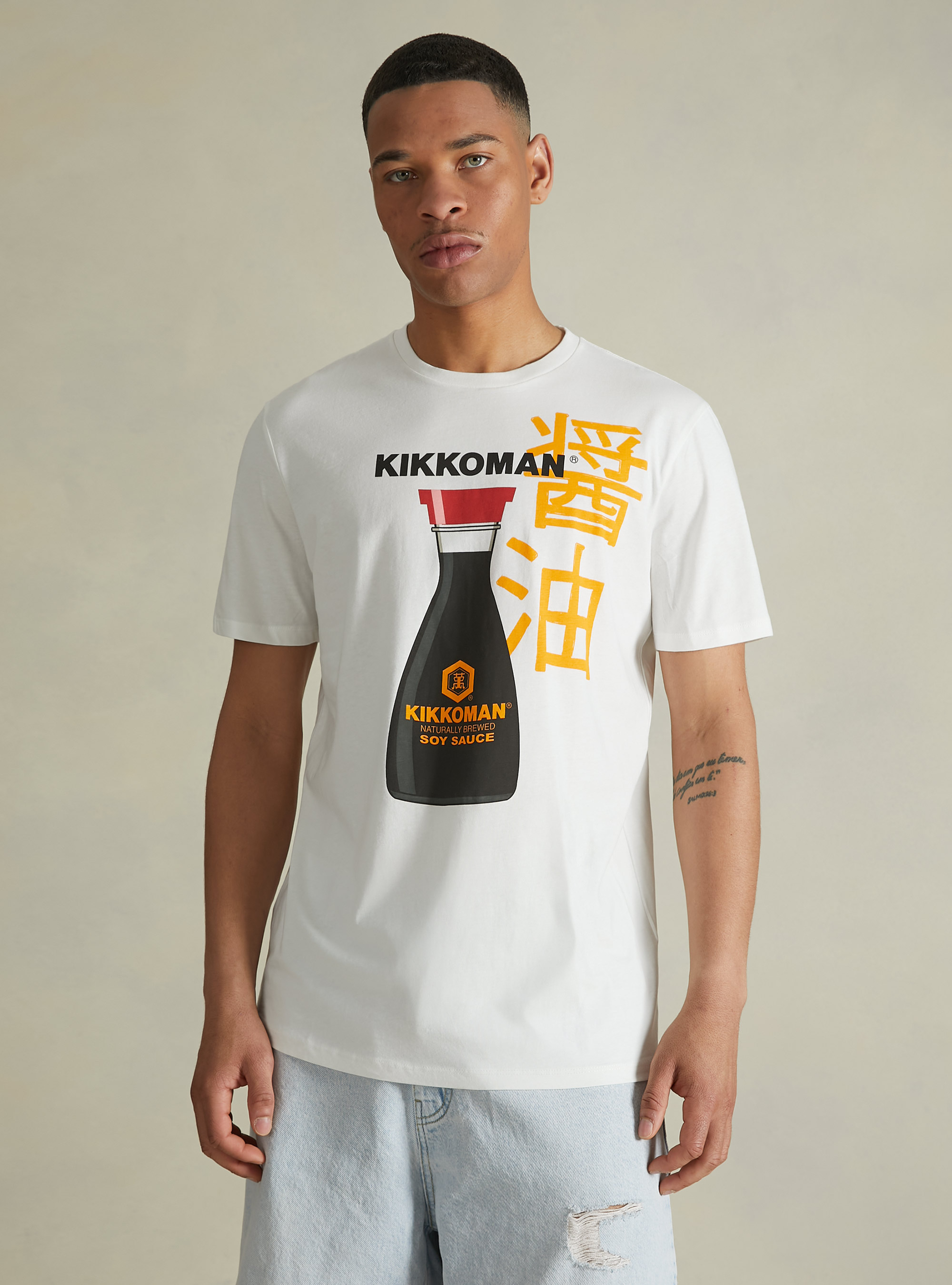 Kikkoman / Alcott T-shirt, WH1 OFF WHITE