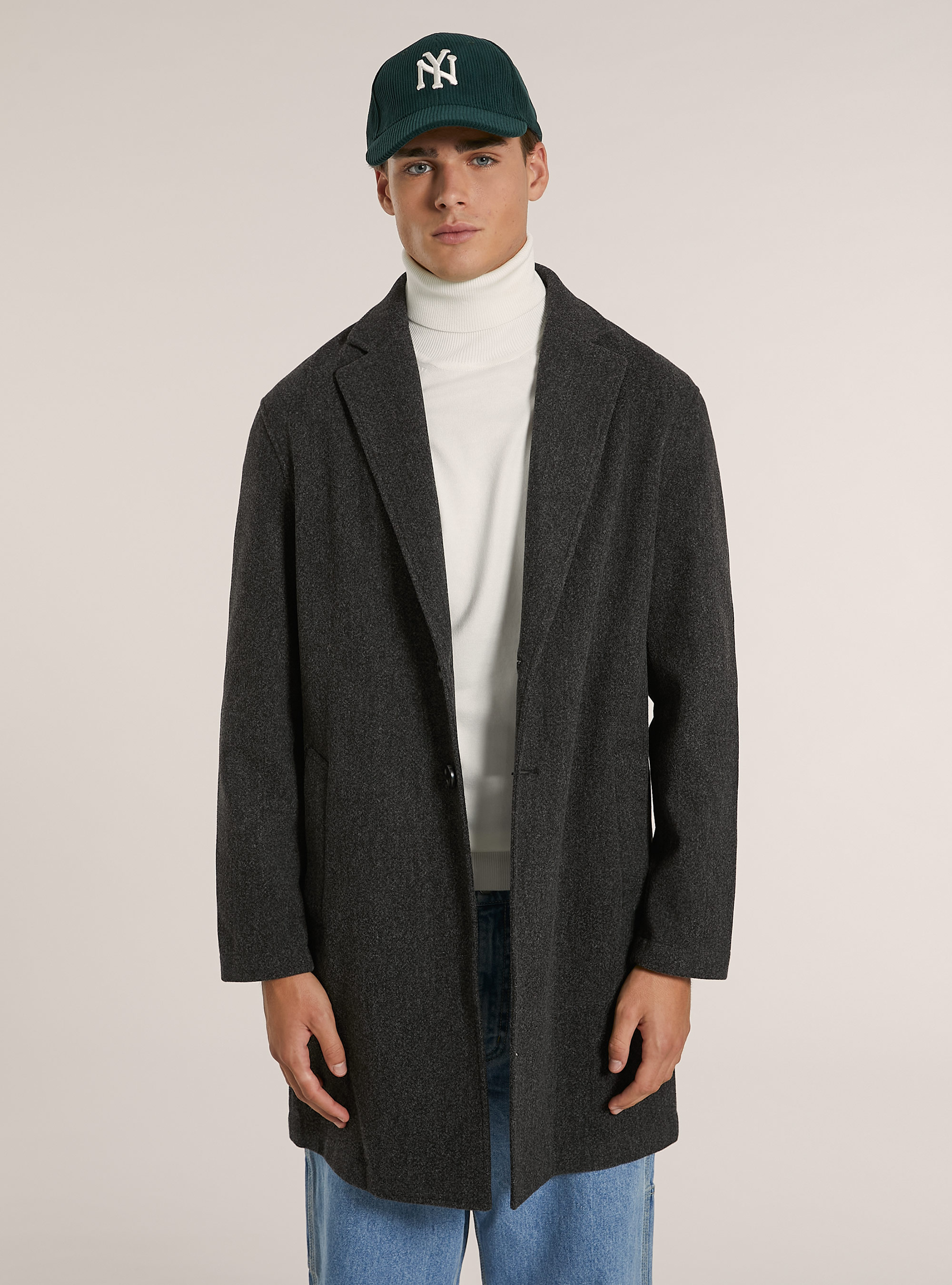 THE TOE CHAMBÉRY STANDNECK COAT Single-breasted coat