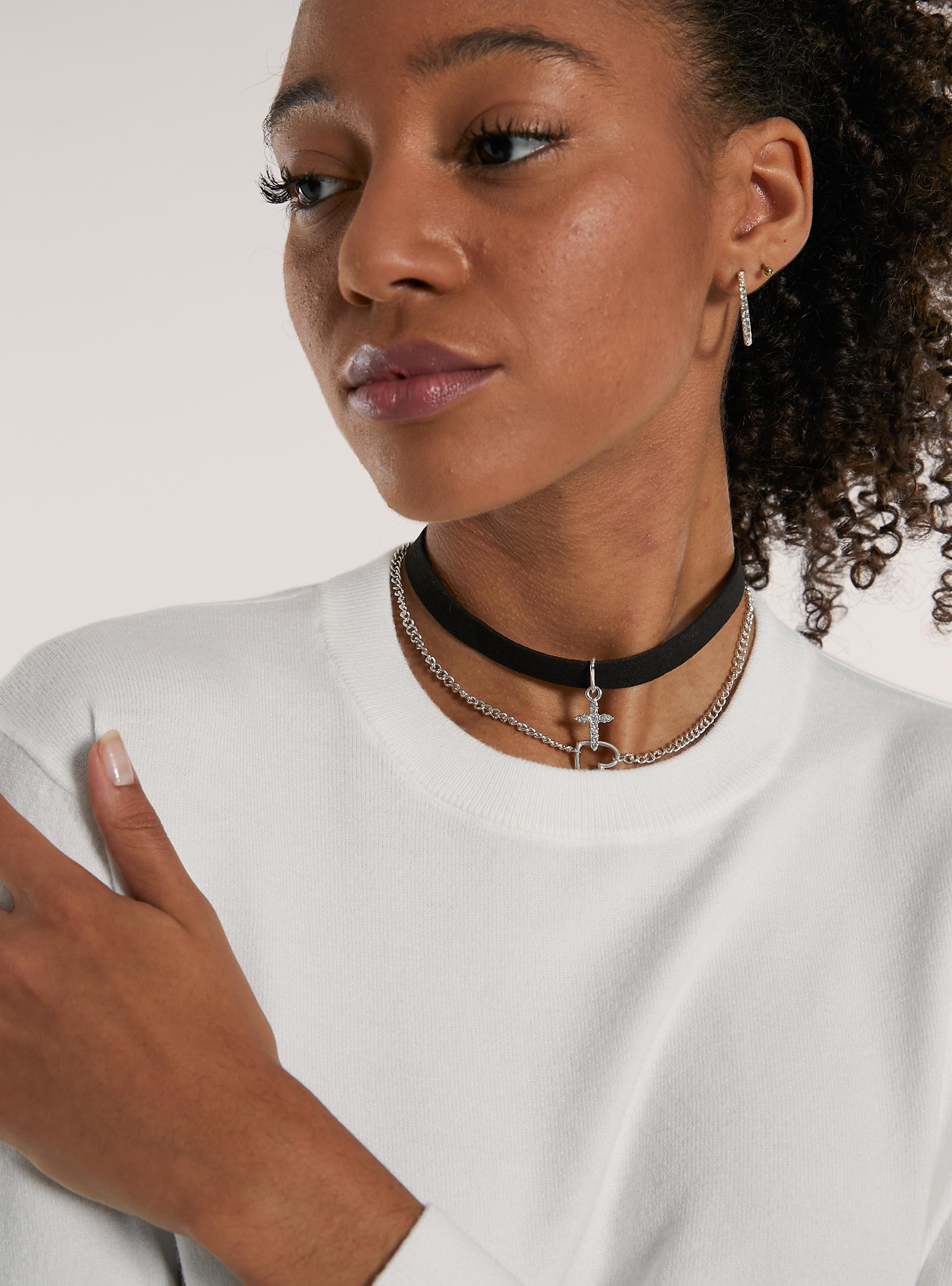 Maglia girocollo boxy, WH2 WHITE