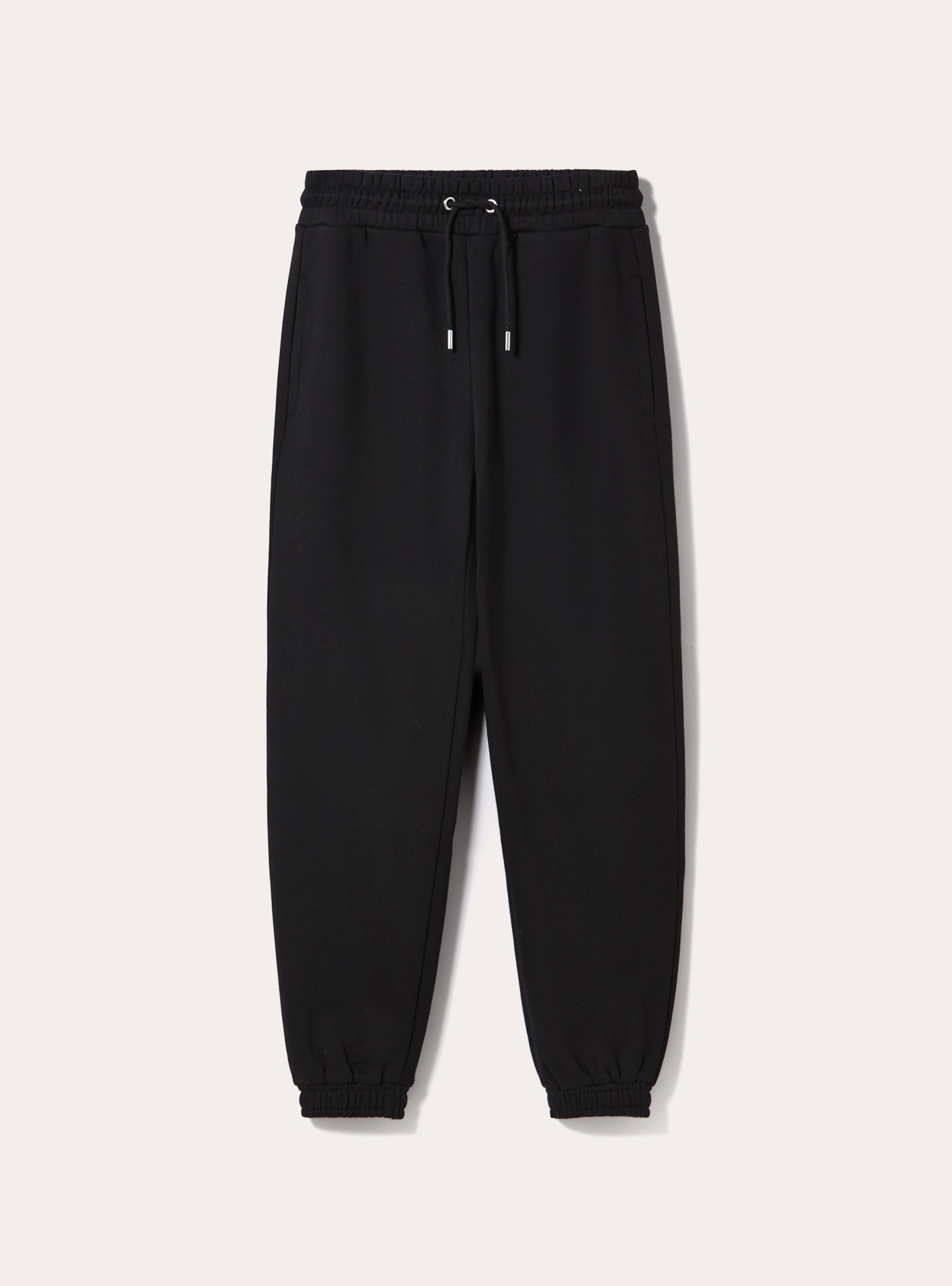 Pantalón jogger de felpa, BK1 BLACK
