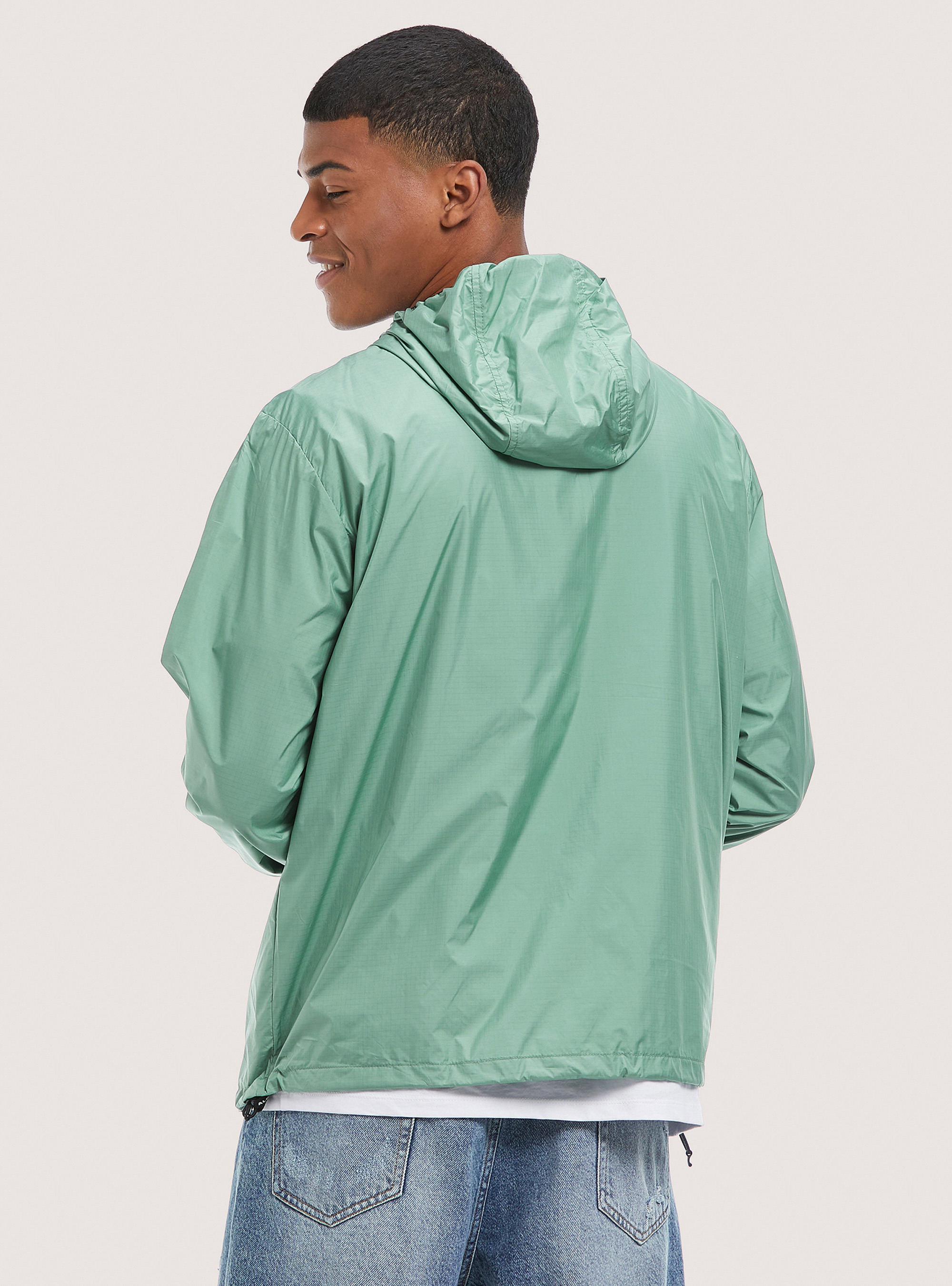 Lightweight windproof jacket, C6707 PASTEL GREEN