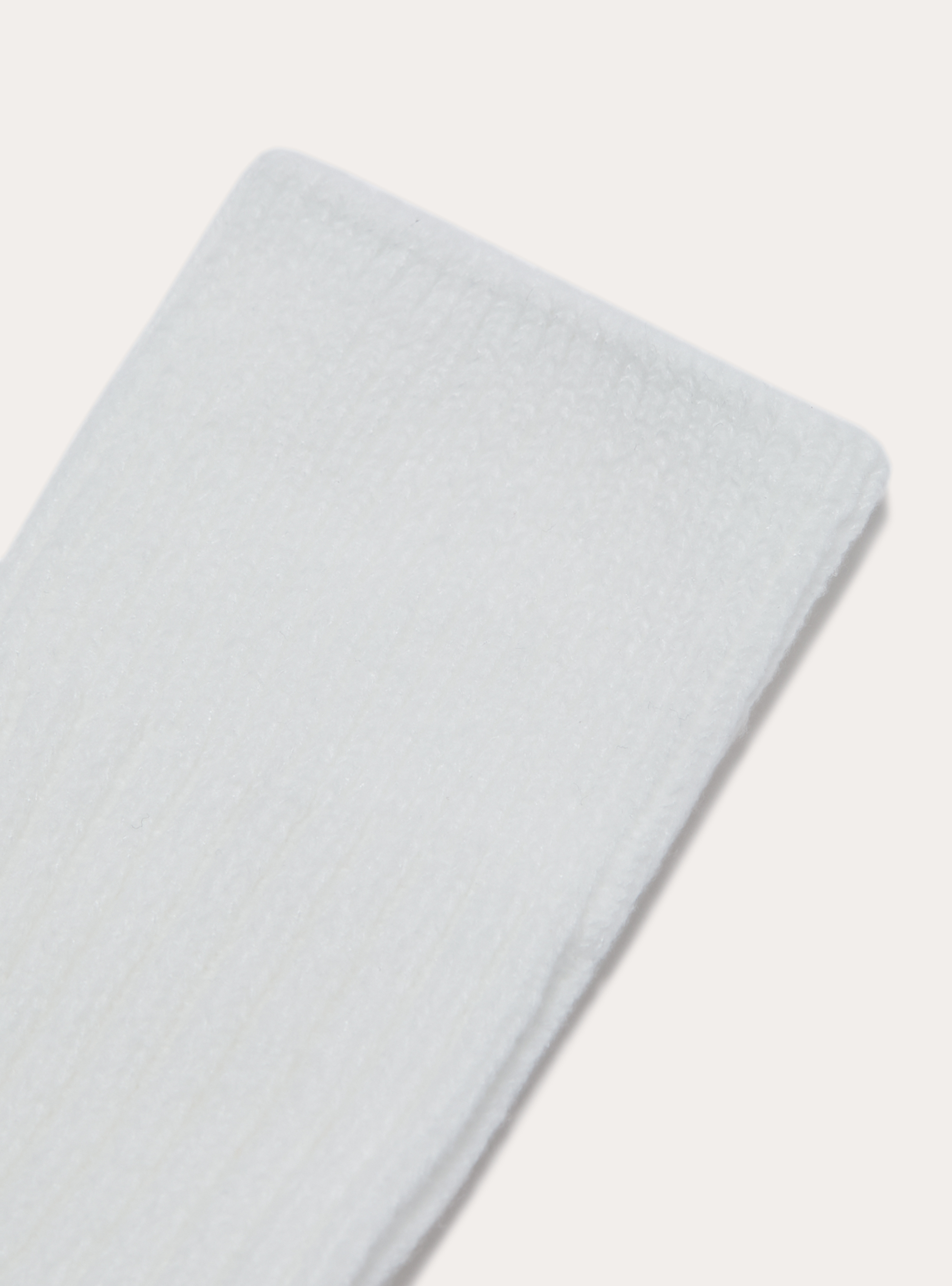 Calzini a coste tinta unita set 2 paia, MWH1 WHITE MEL DARK