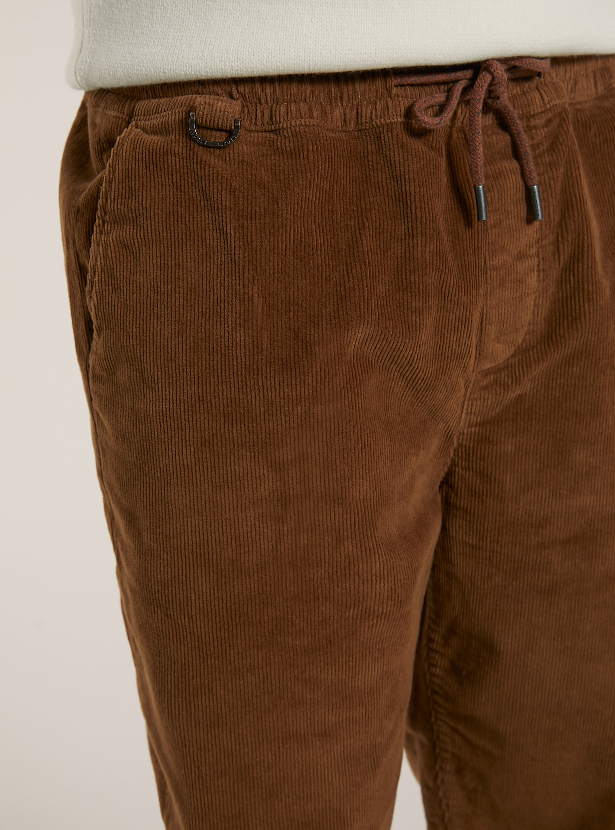 Pantalones de chándal de terciopelo acanalado, TB2 TOBACCO MEDIUM