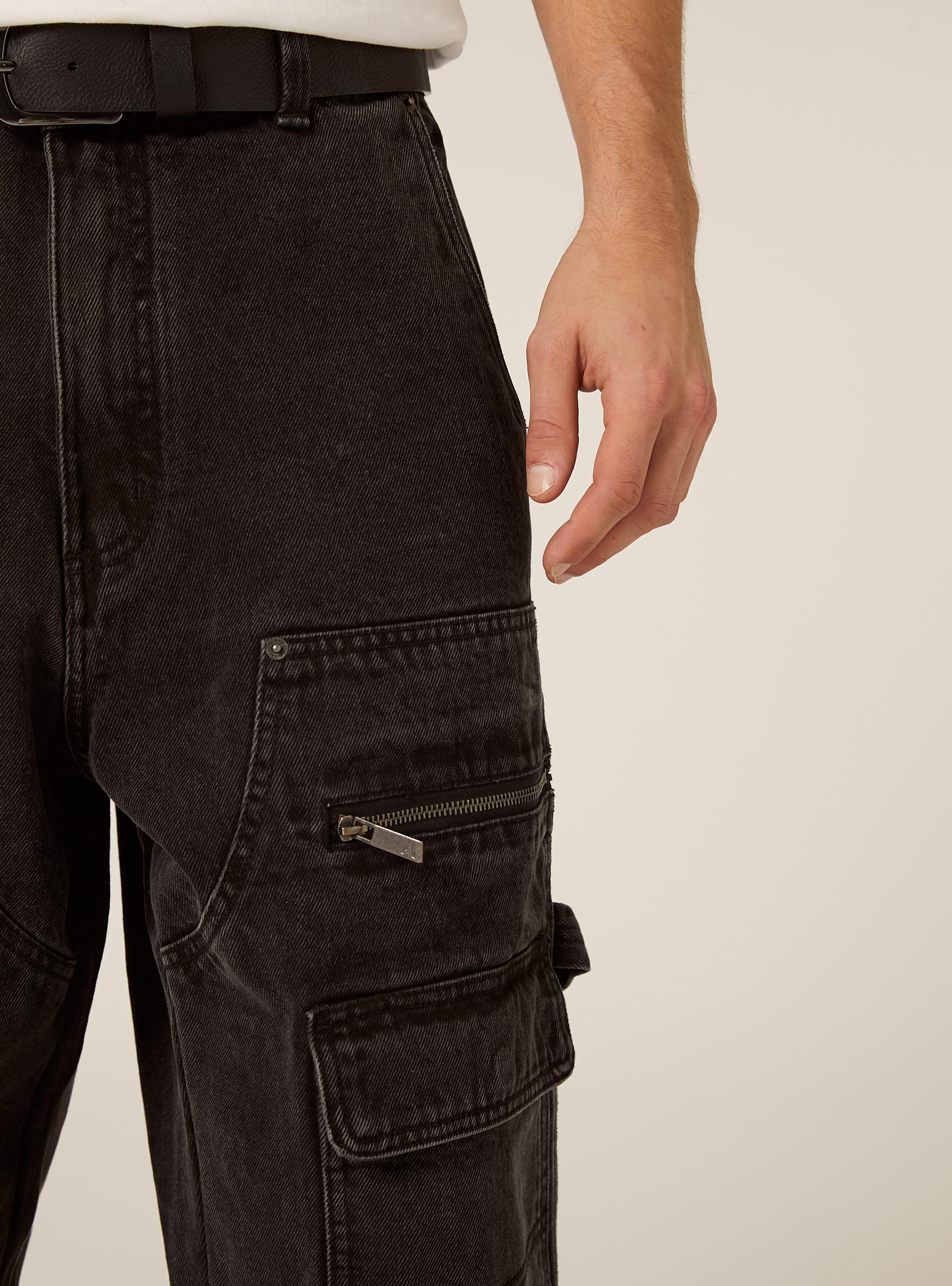 Carpenter cargo jeans, D000 BLACK