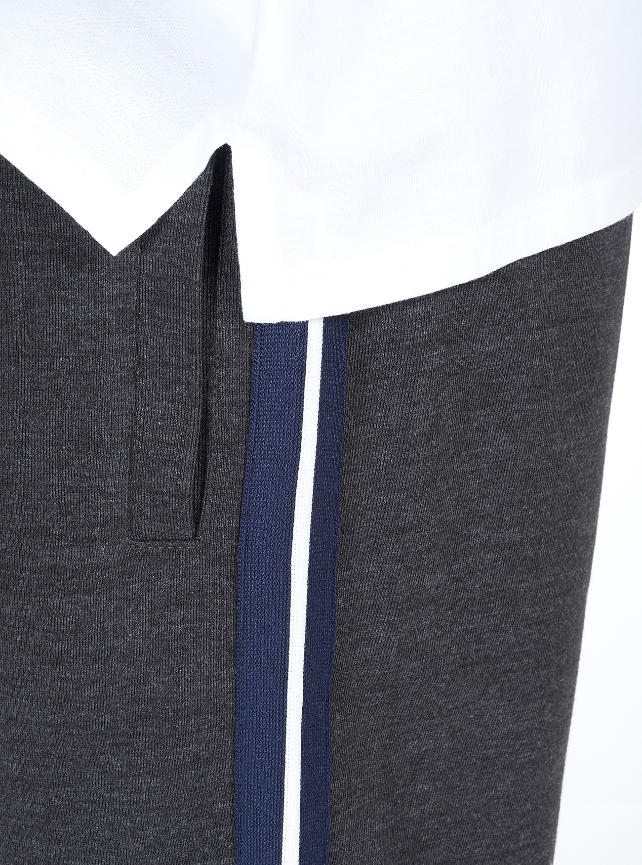 Bermuda  con fascia laterale, C148 ICE MELANGE