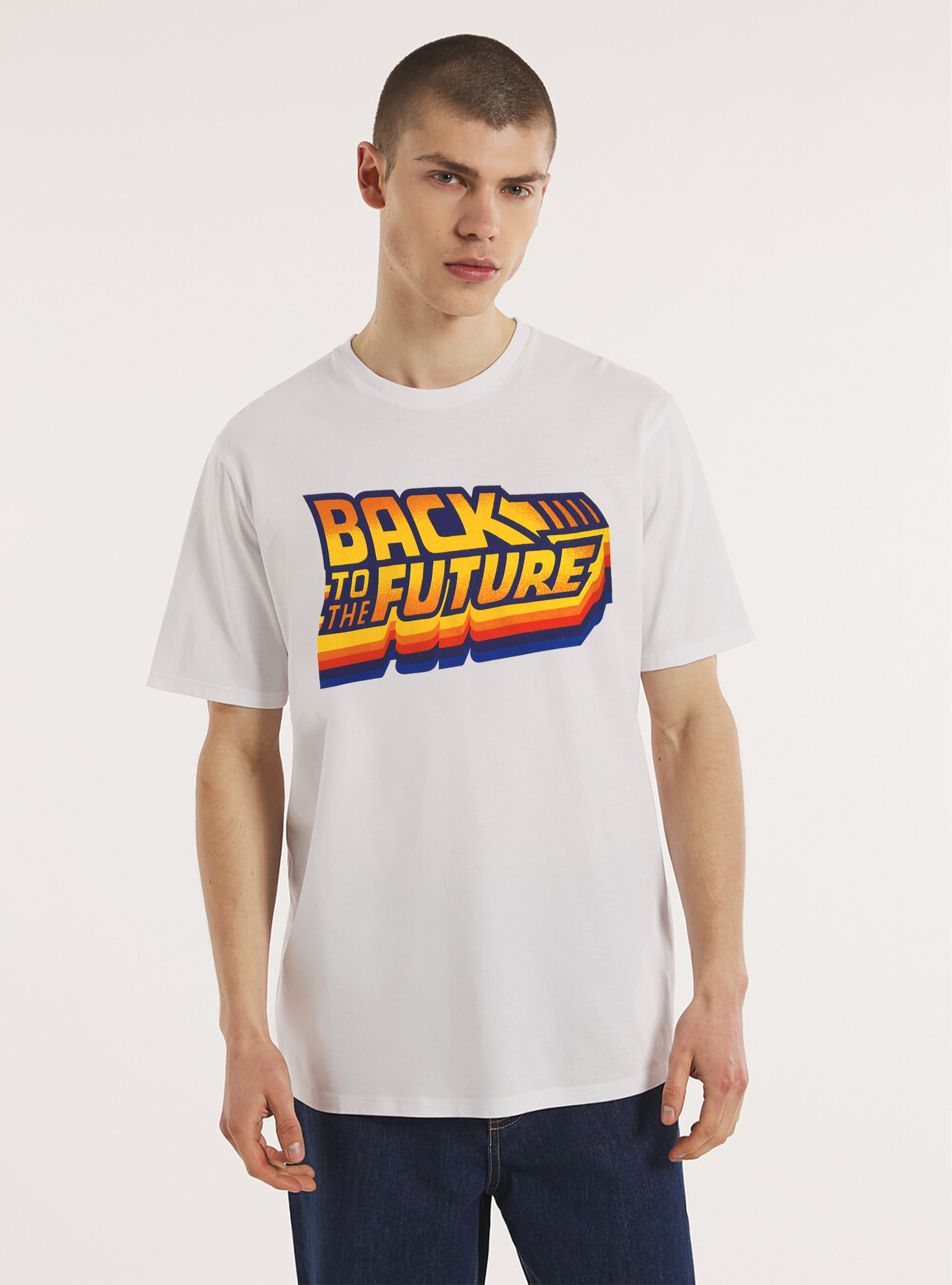 Back to the Future / Alcott T-shirt, WHITE