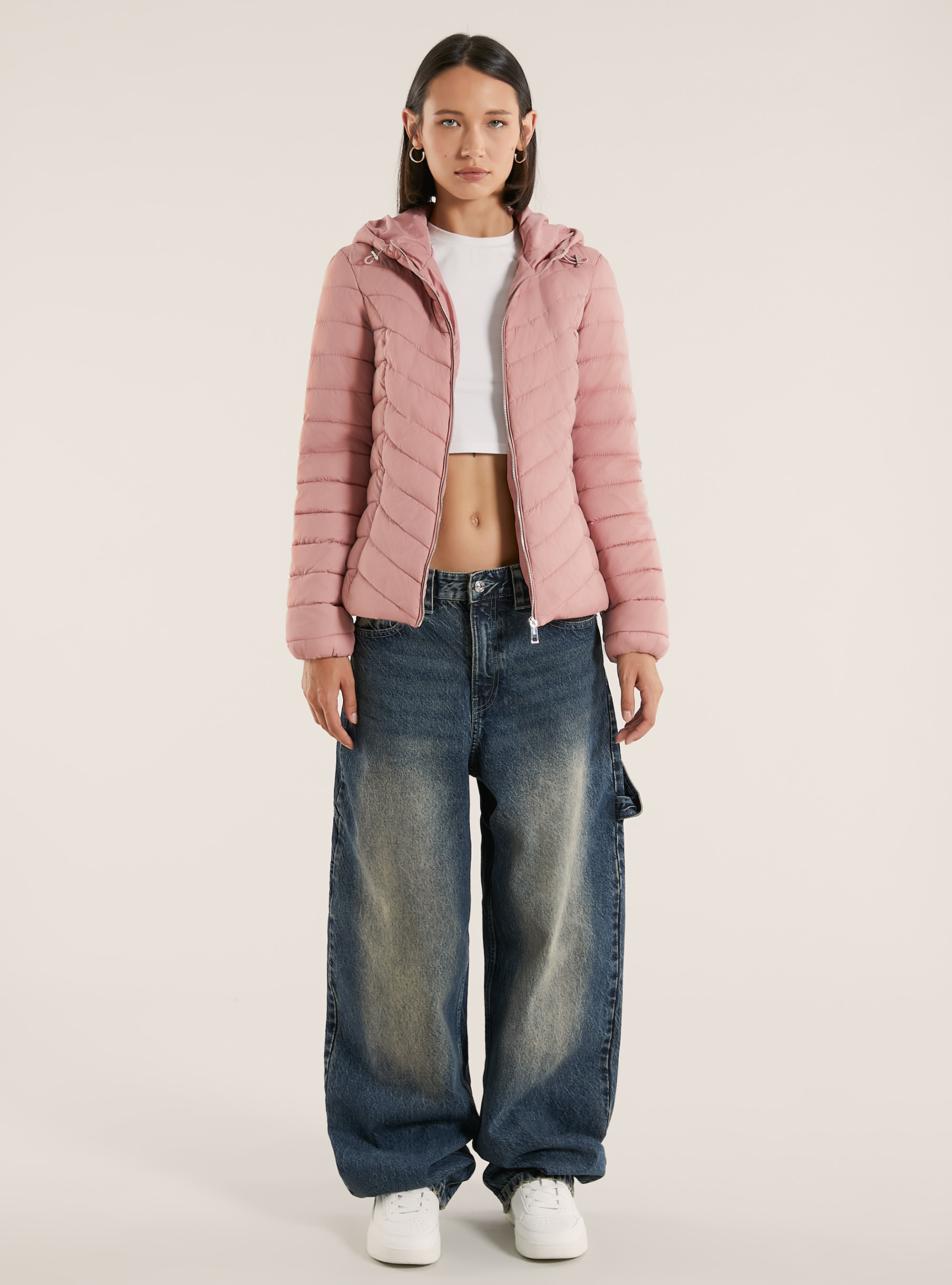 Jacket with recycled padding, PK2 PINK MEDIUM