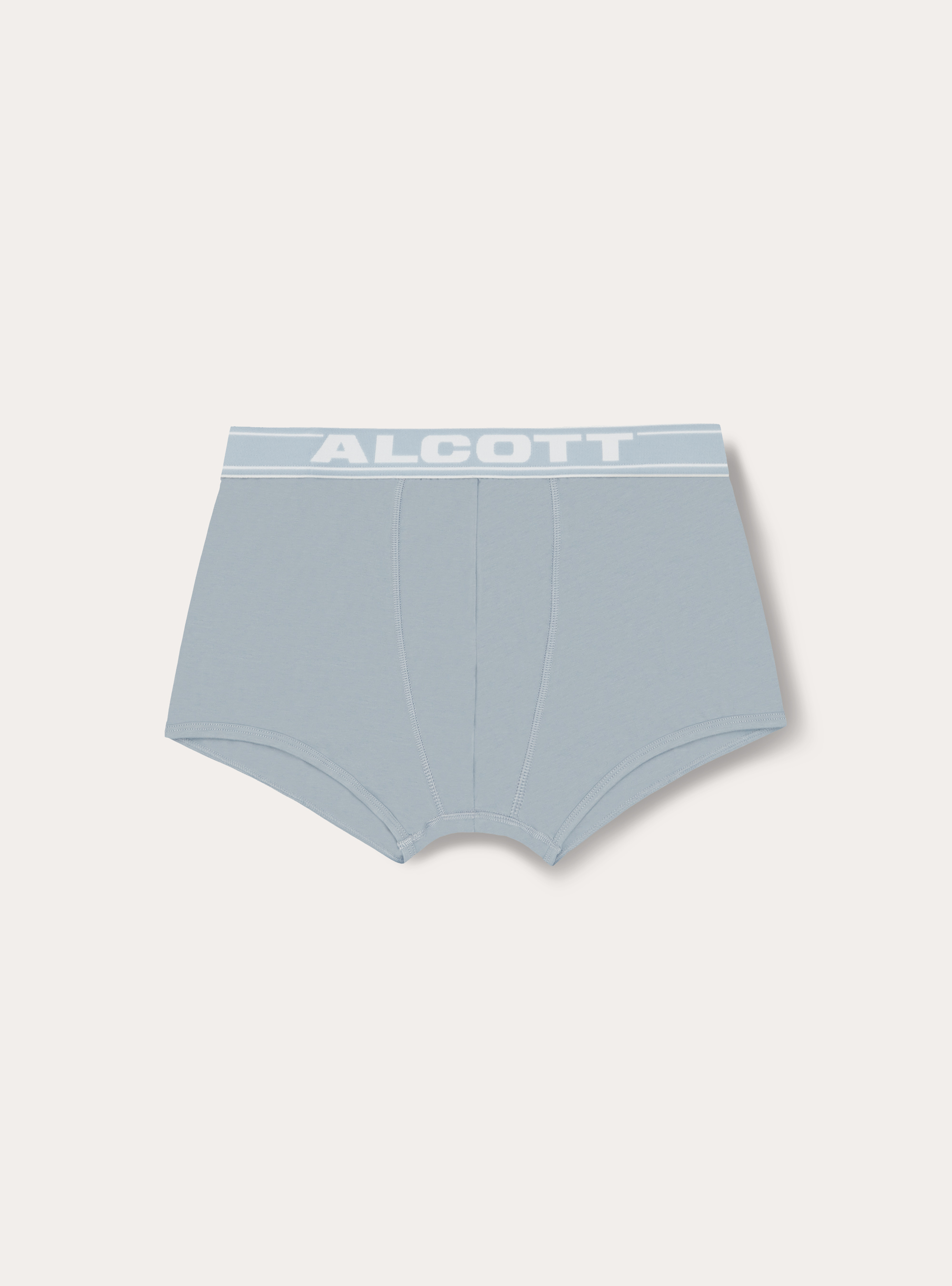 Boxer basico in jersey  elastico logato, AZ3 AZURE LIGHT