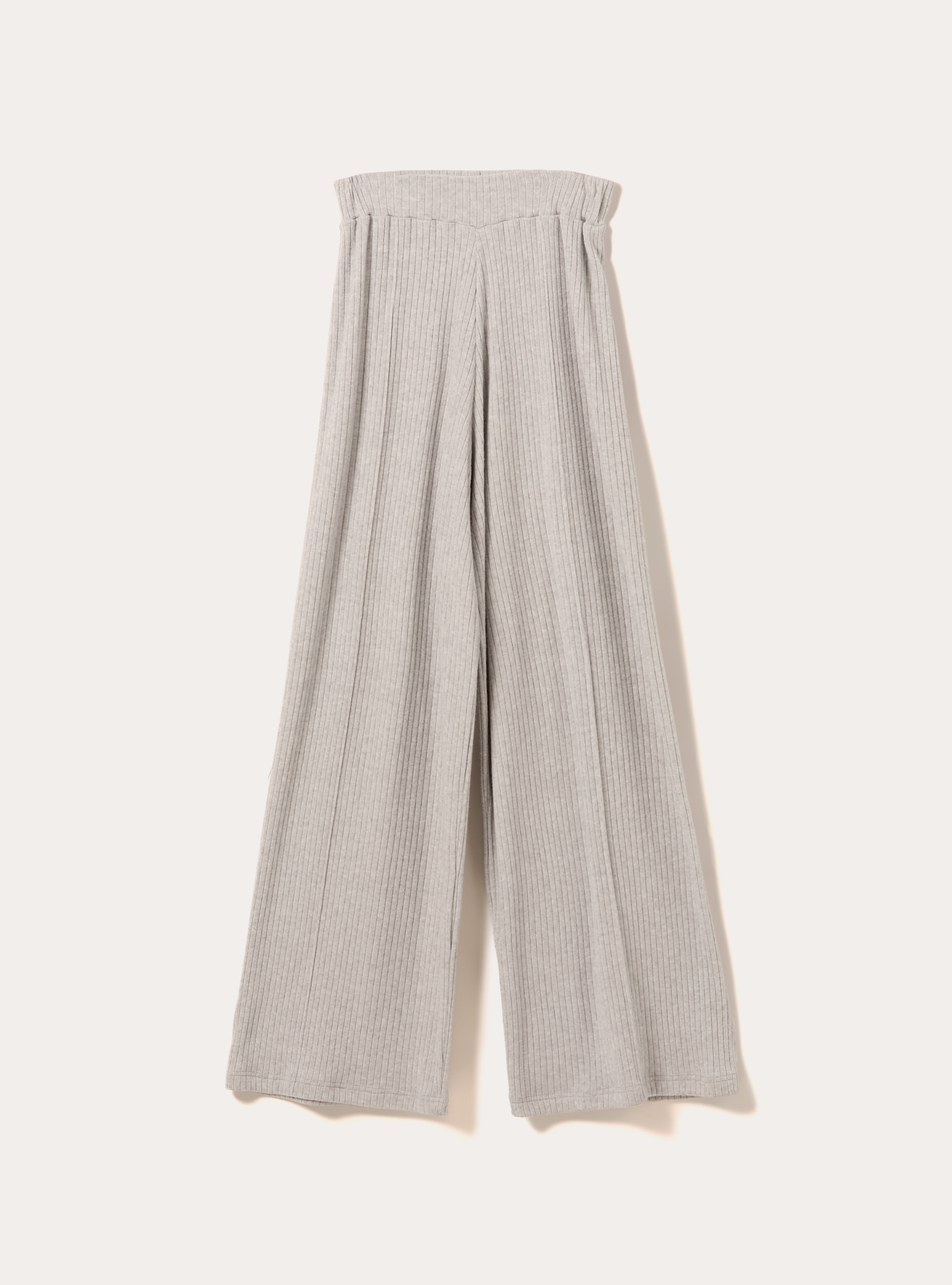 Palazzo knit pants, MGY2 GREY MEL MEDIUM