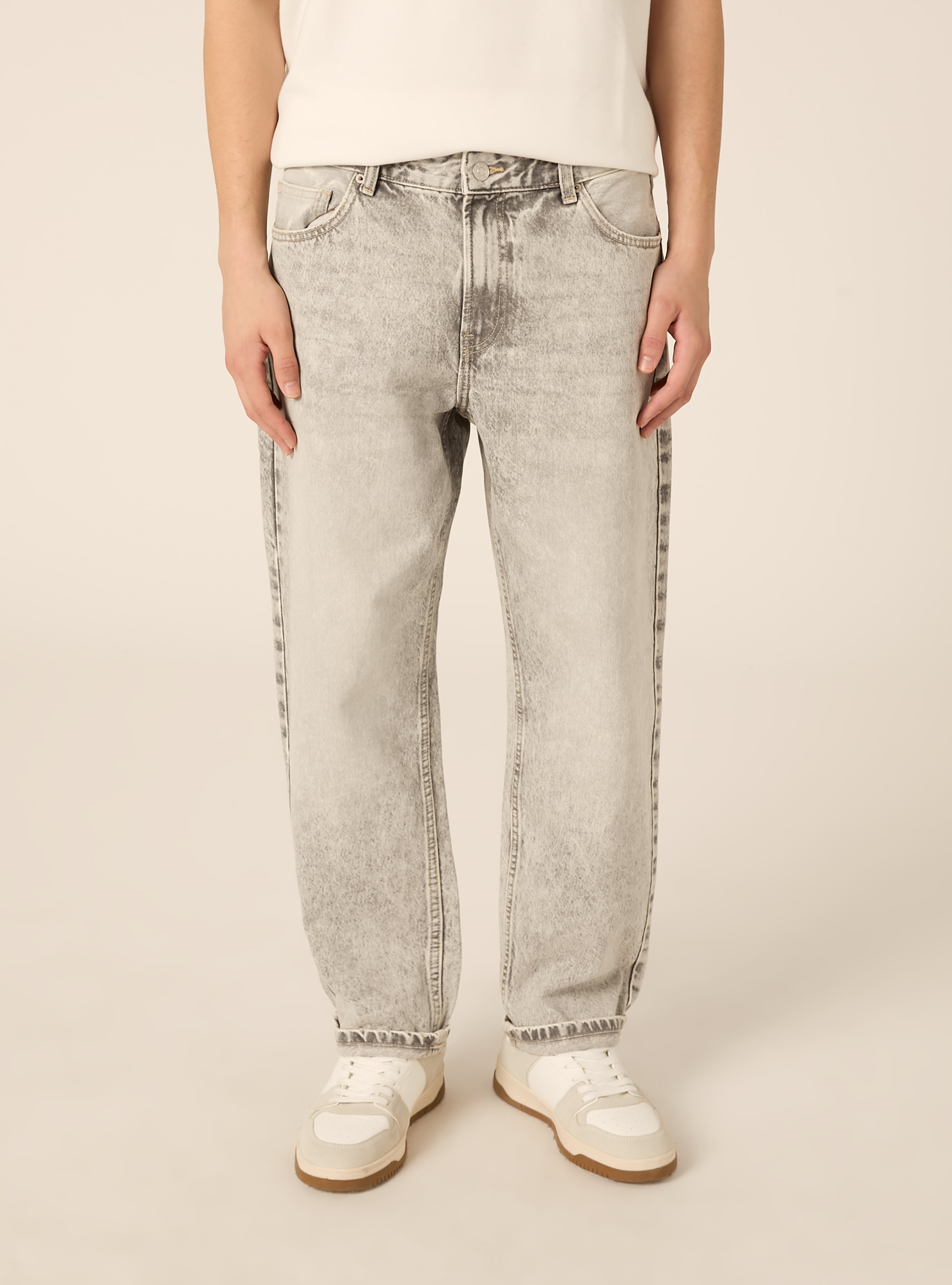 Tapered fit jeans, D00G GREY