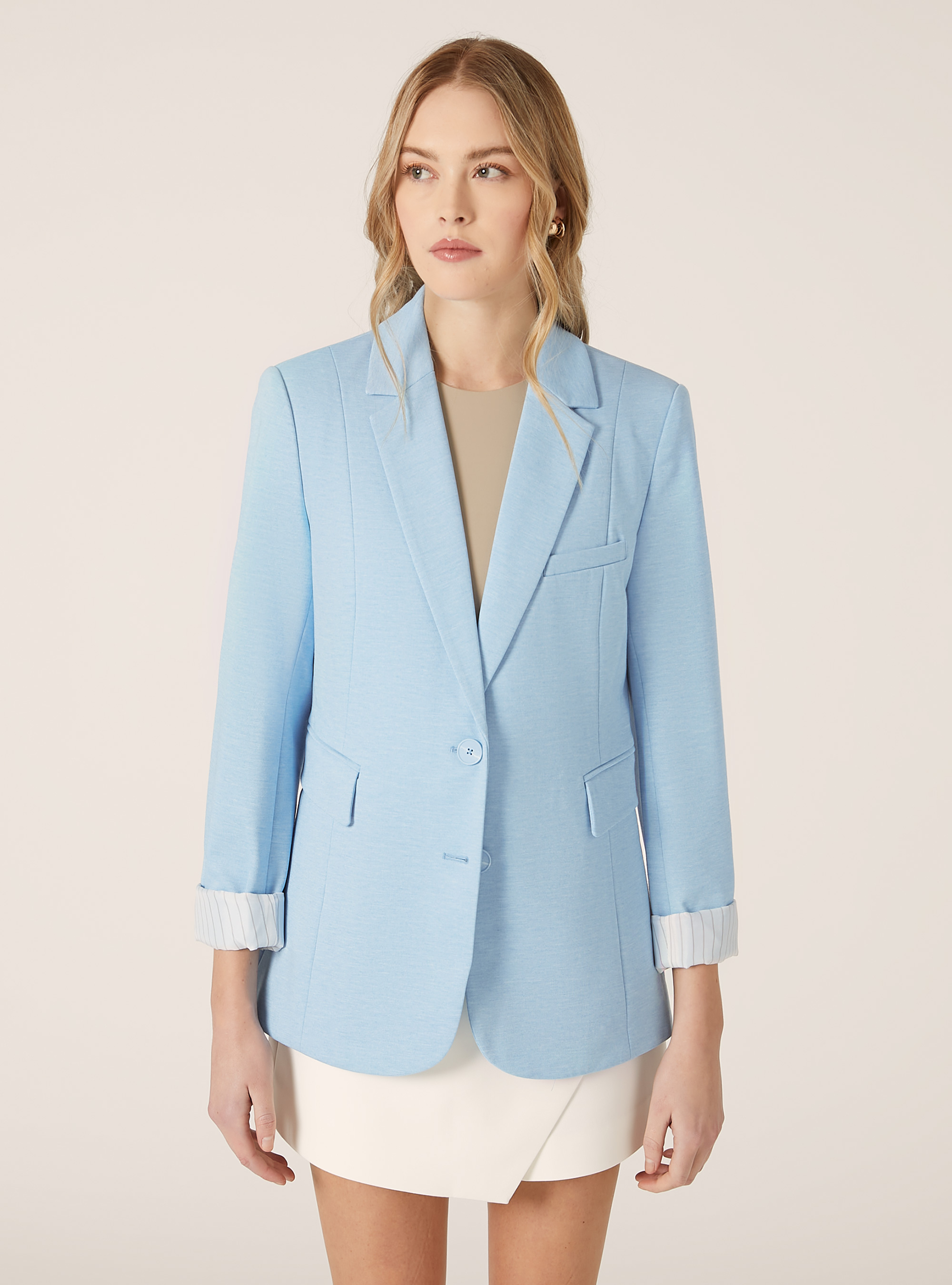 アウターその他 ALYSI Woman Blazer Beige 105829P5042 TE ALYSI: Blazer woman - Beige | Alysi blazer 105829P5042