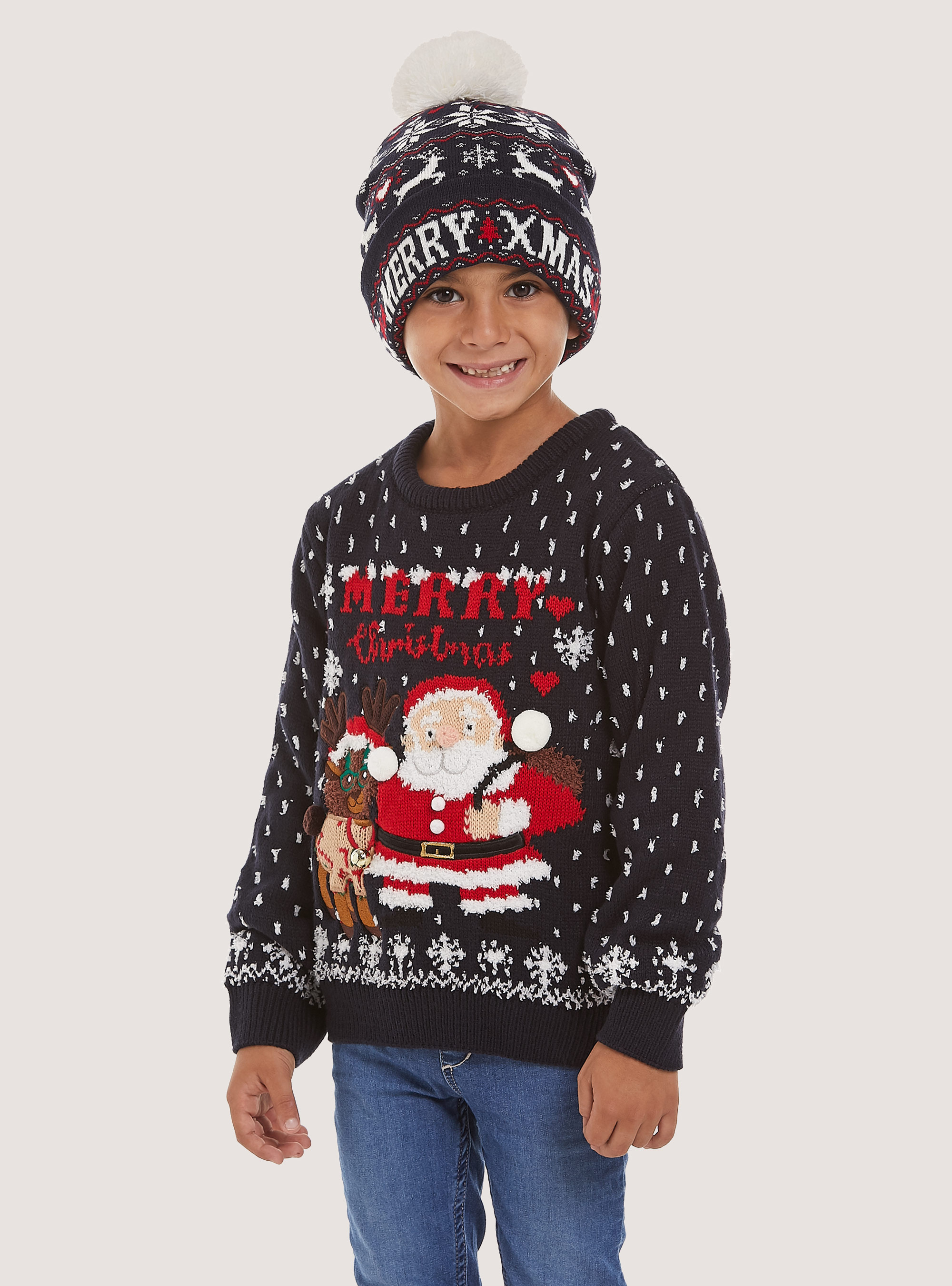 Pullover Christmas Family Collection, NA1 NAVY DARK