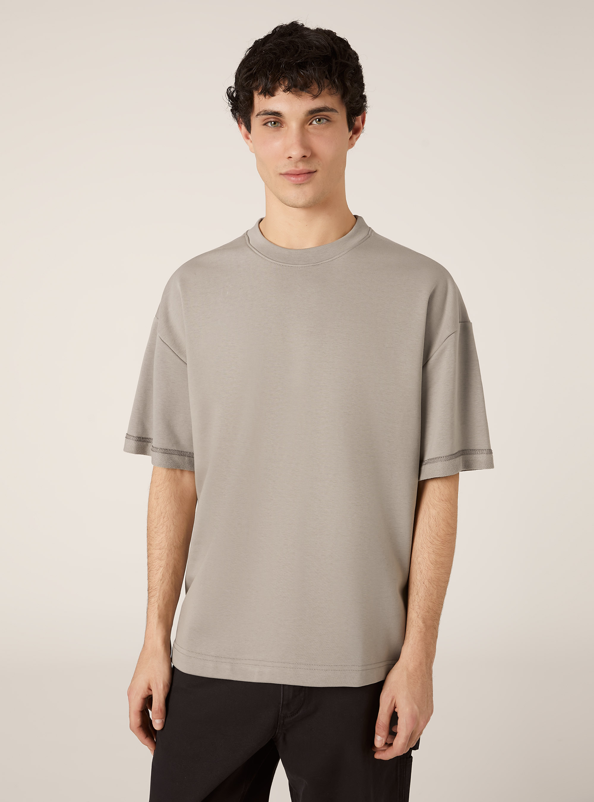 Sweatshirt boxy fit, GY2 GREY MEDIUM