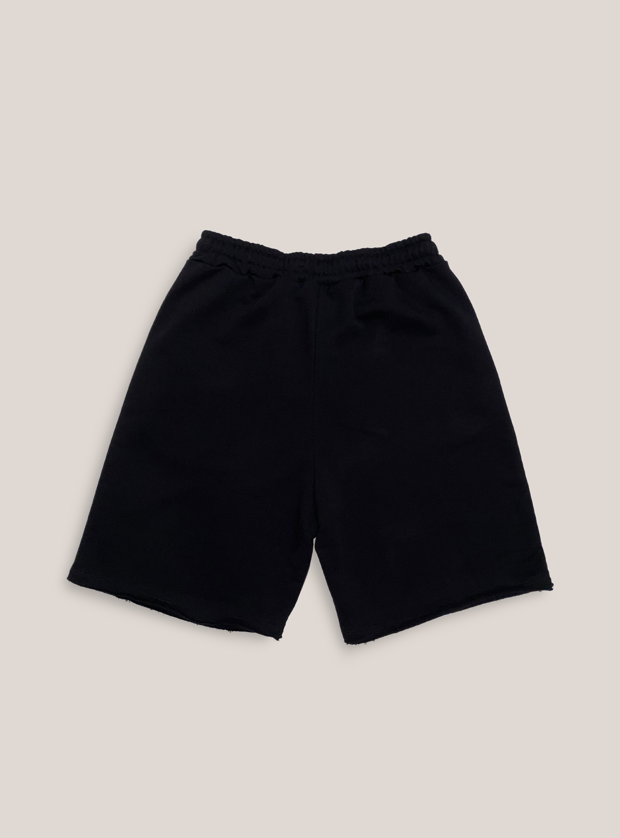 Joggershorts aus Baumwolle, C101 BLACK