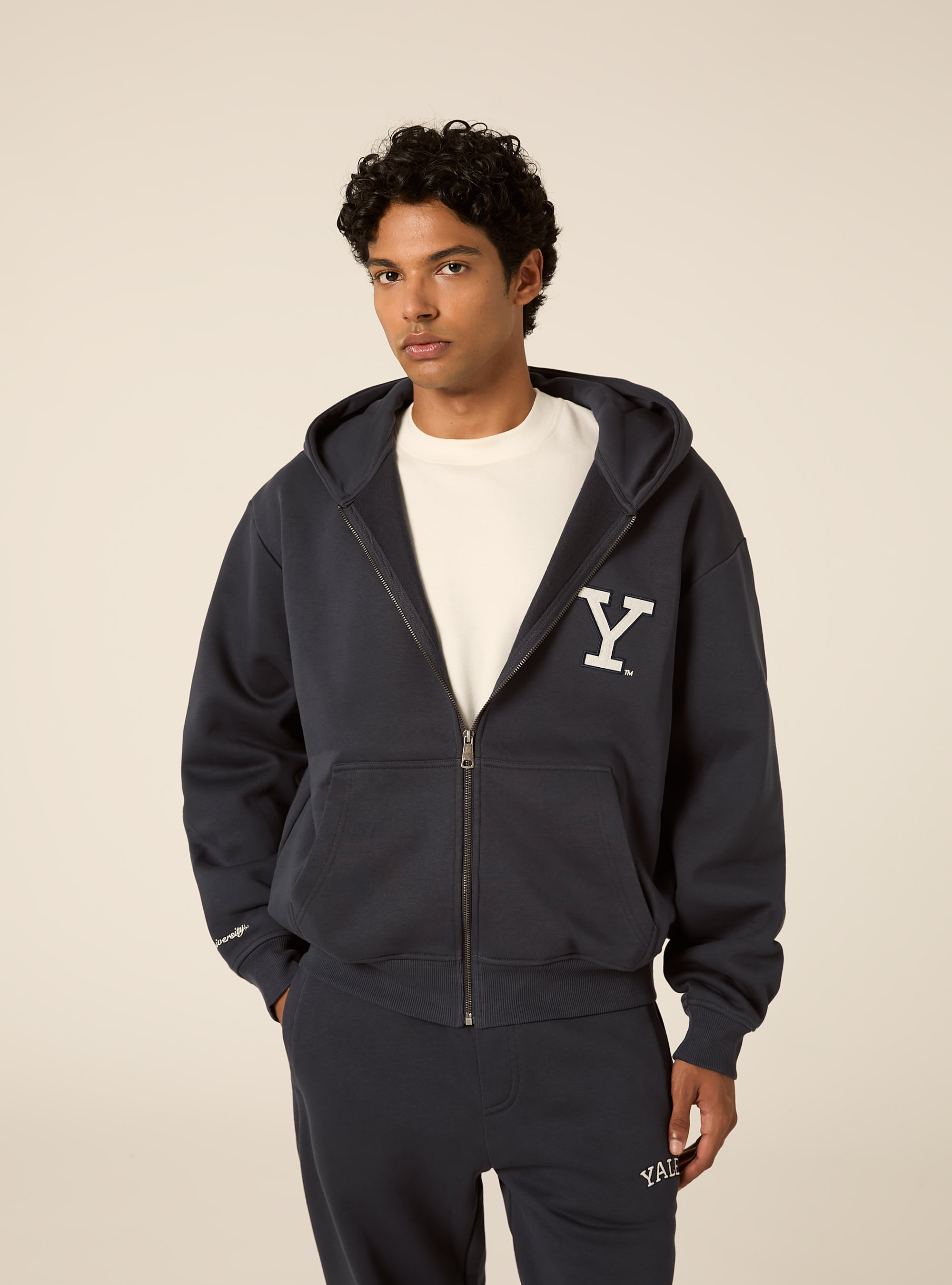Cardigan yale boxy fit, NA2 NAVY MEDIUM