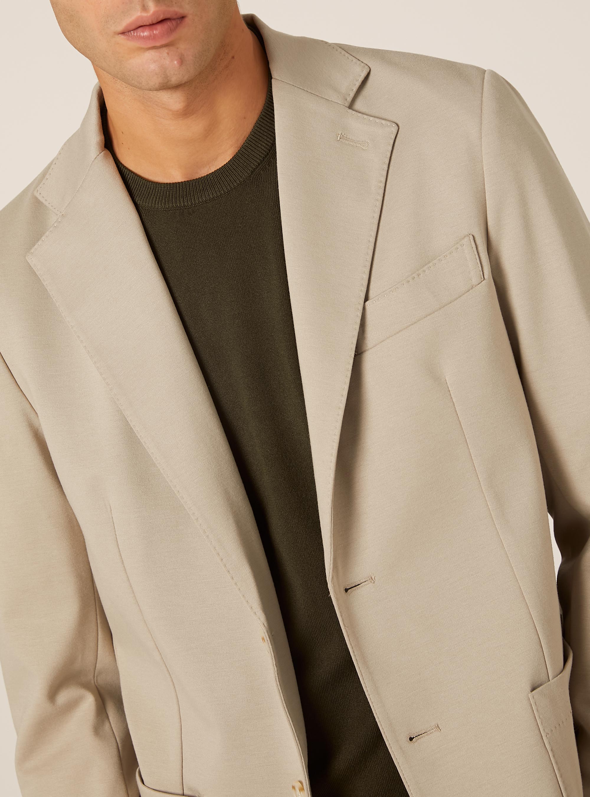 Jersey jacket, CR2 CREAM MEDIUM