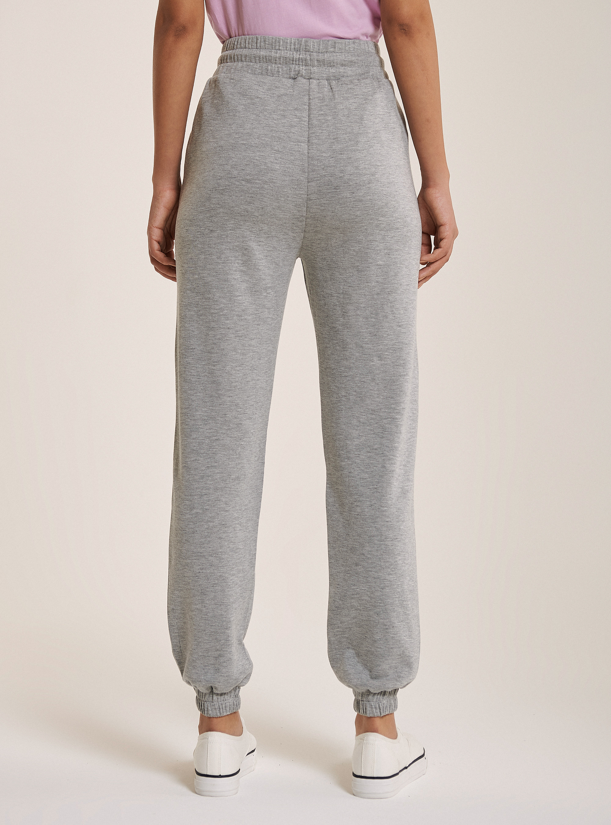 Soft touch jogger pants, LIGHT GREY MELANGE