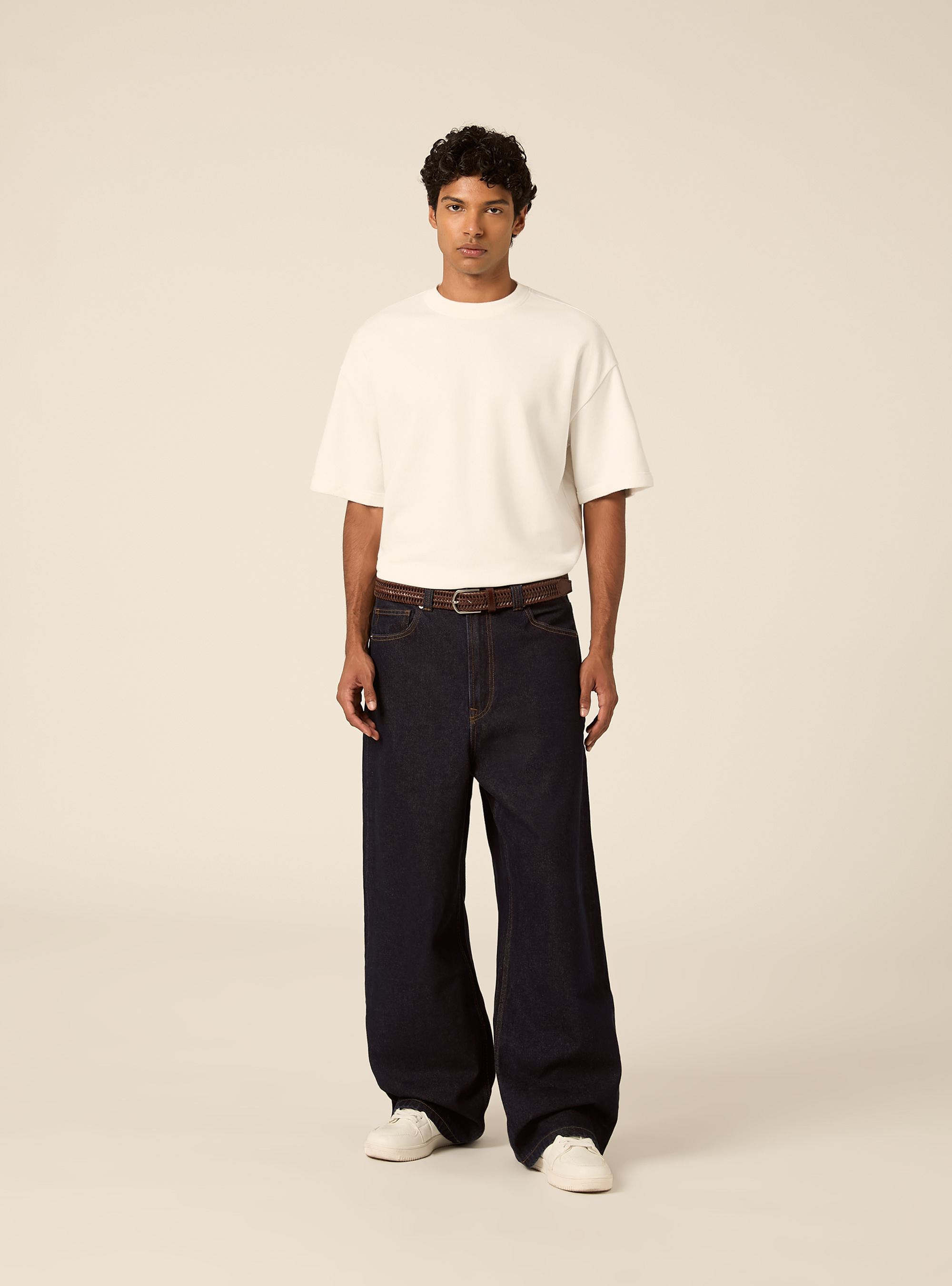 Jeans super baggy, D001 DEEP BLUE