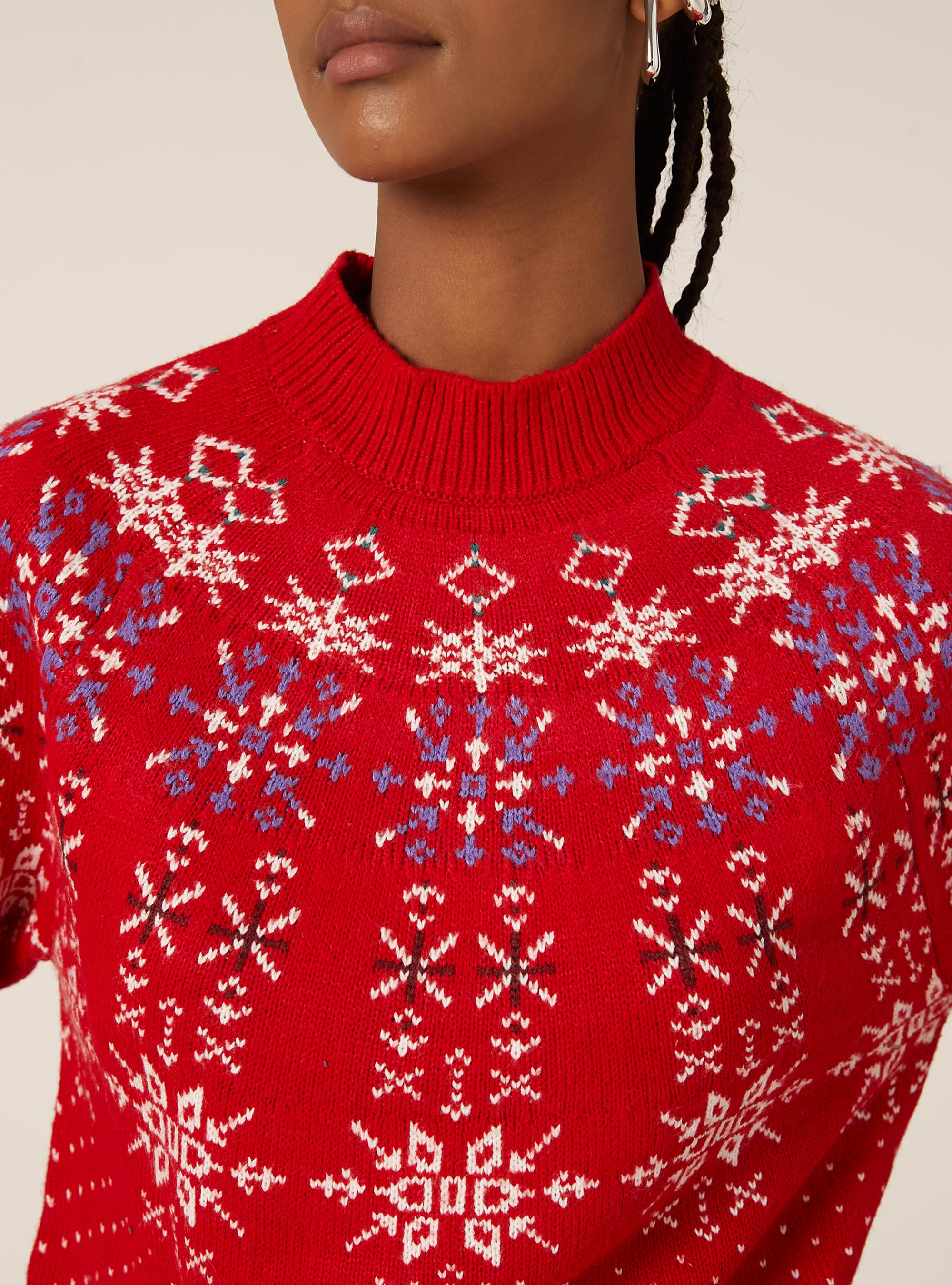 Christmas Collection Pullover, RD2 RED MEDIUM