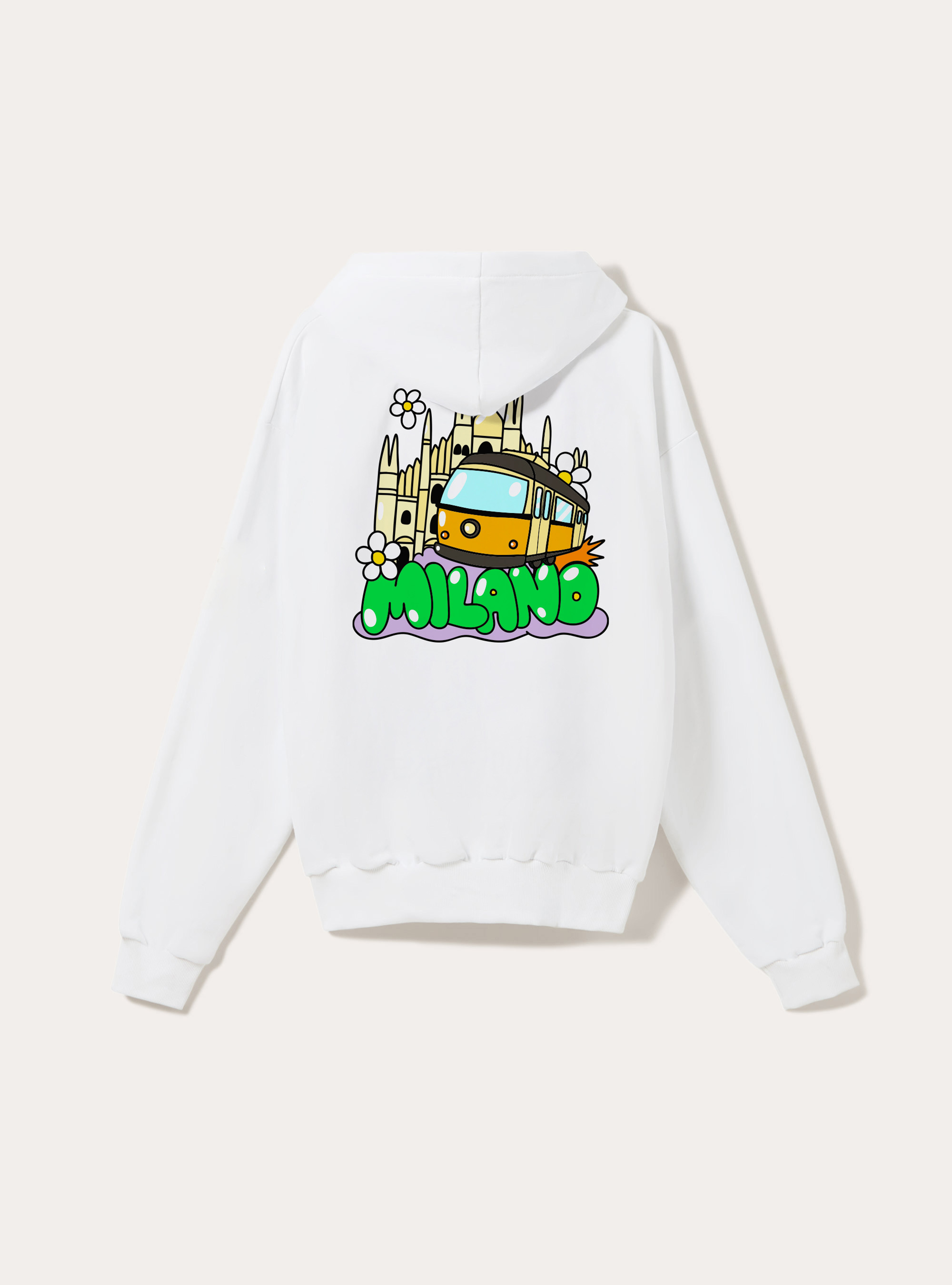 Sweat-shirt Gianpiero D'Alessandro x Alcott, WH2 WHITE