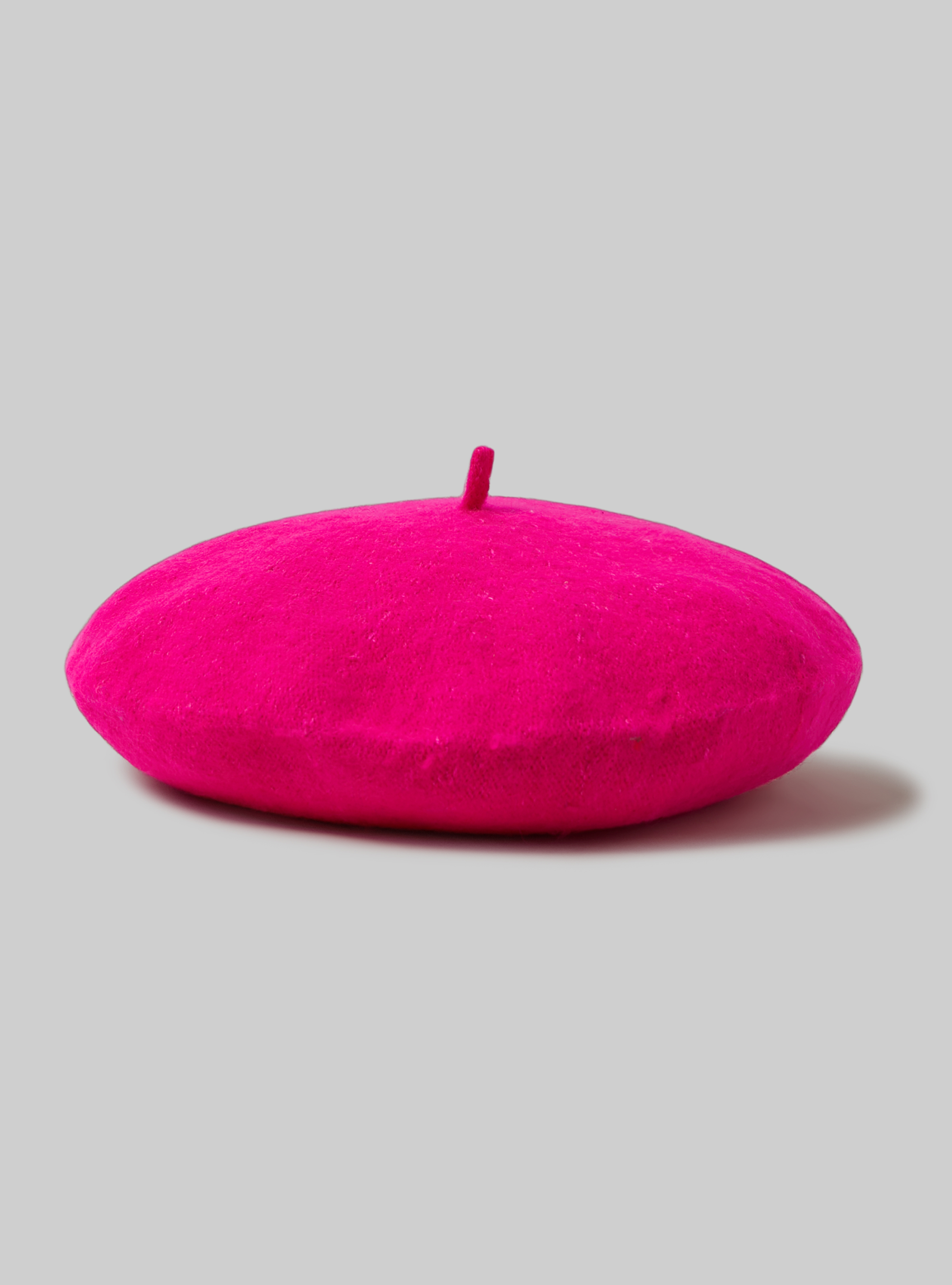 Baskenmutze aus einer Wollmischung, FX1 FUXIA DARK