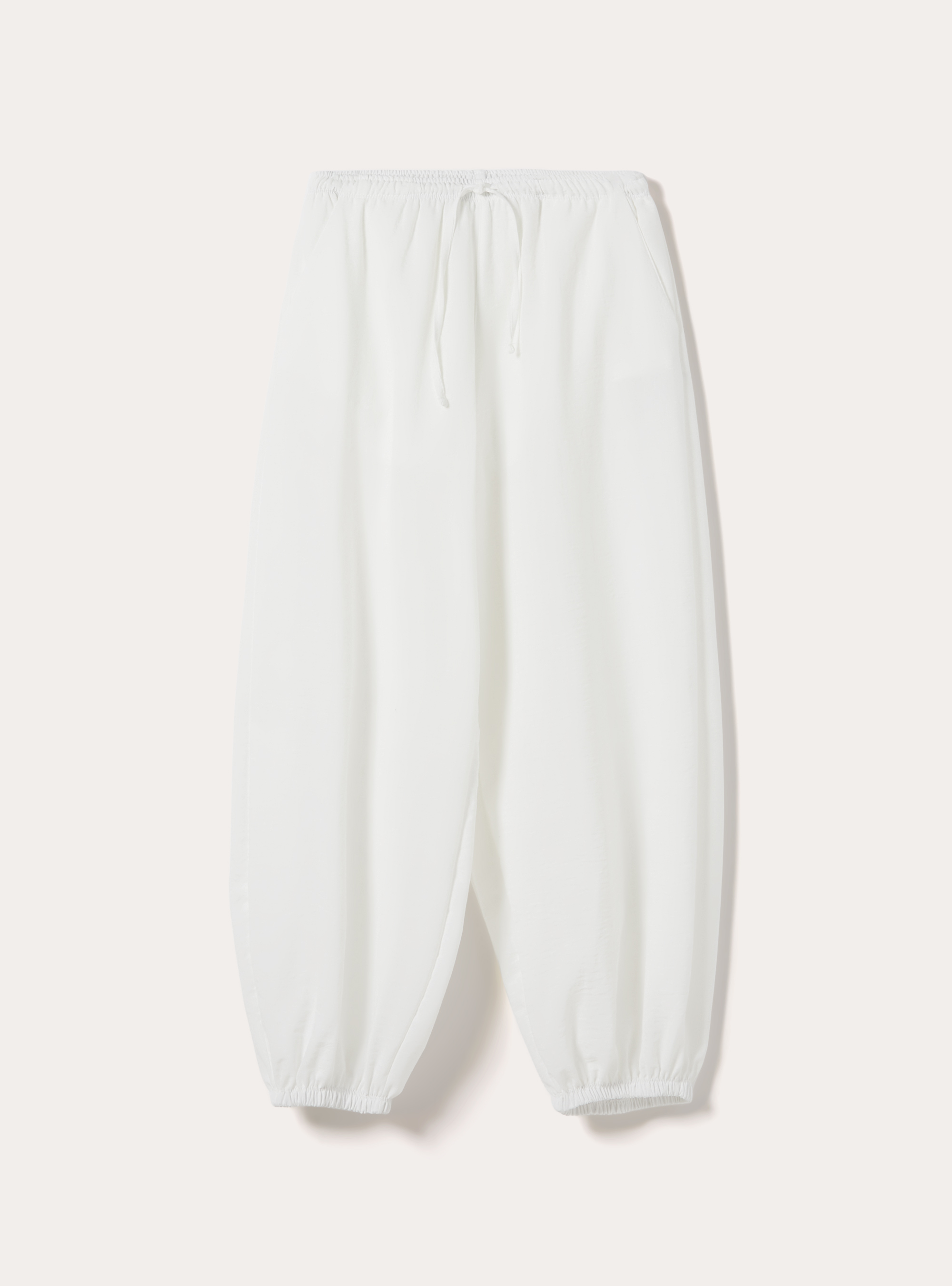 Pantaloni da gaucho effetto crepe, WH2 WHITE