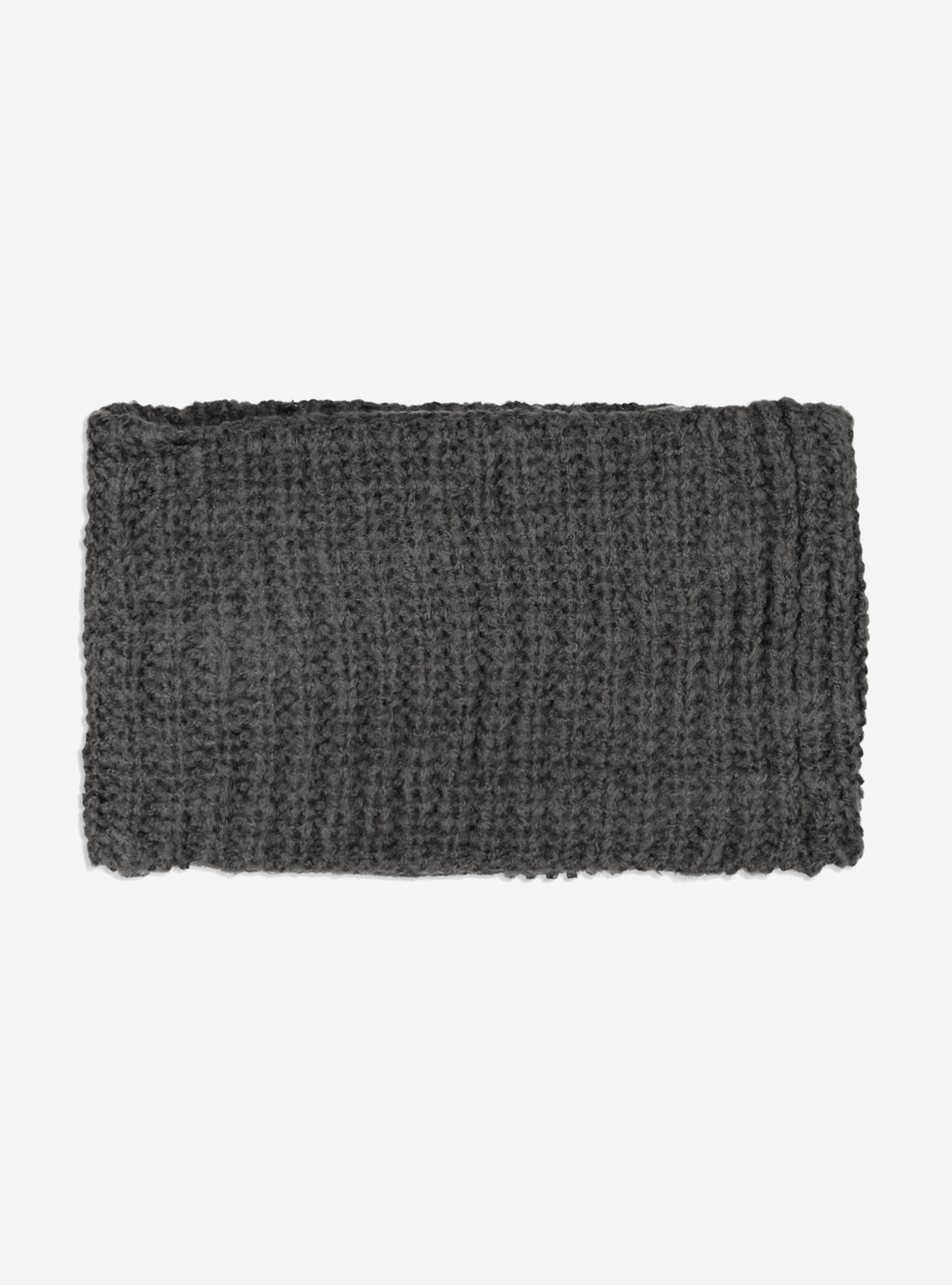 Collo basico in maglia, GREY MELANGE