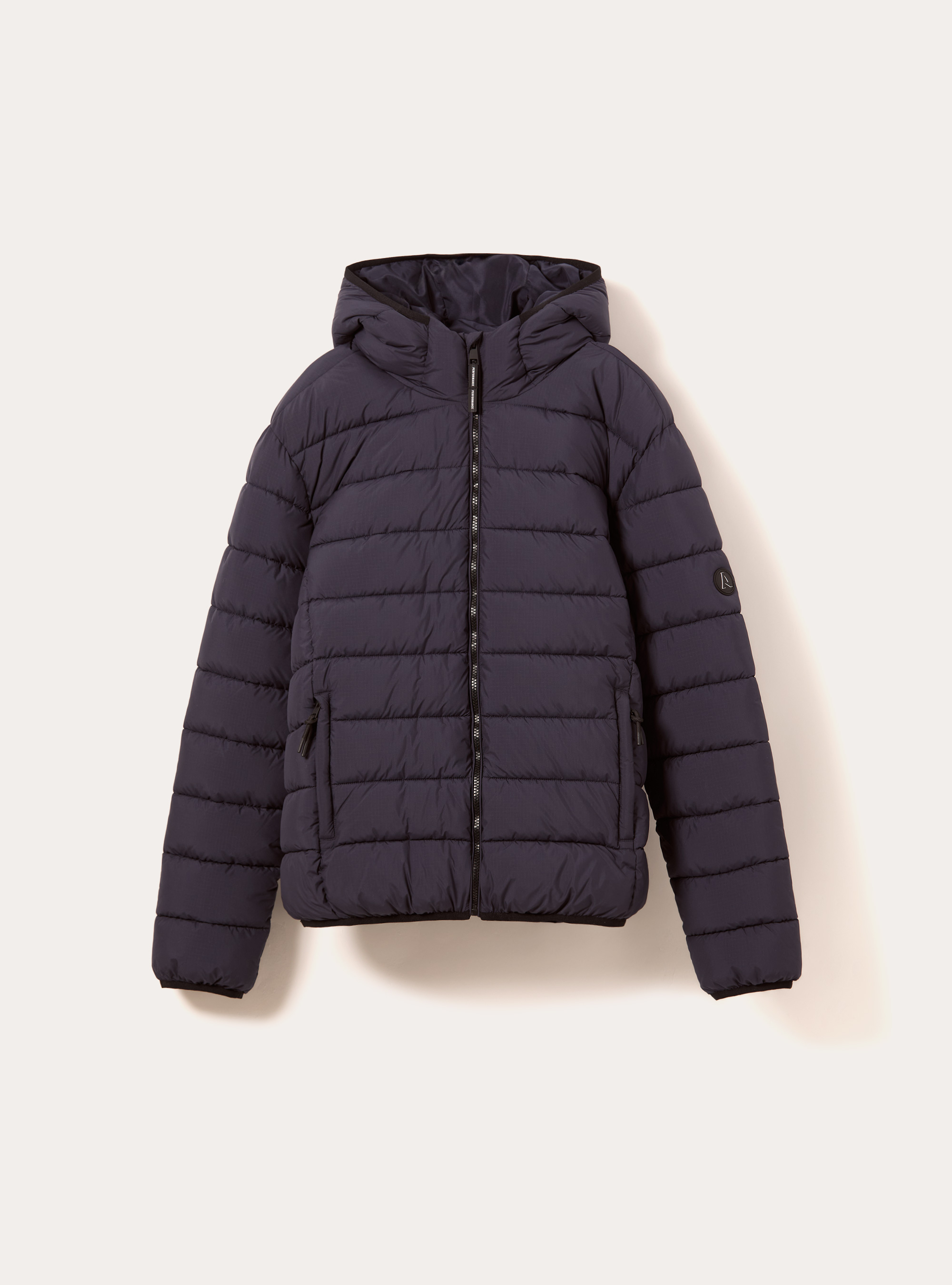 Padded jacket with hood, NA1 NAVY DARK