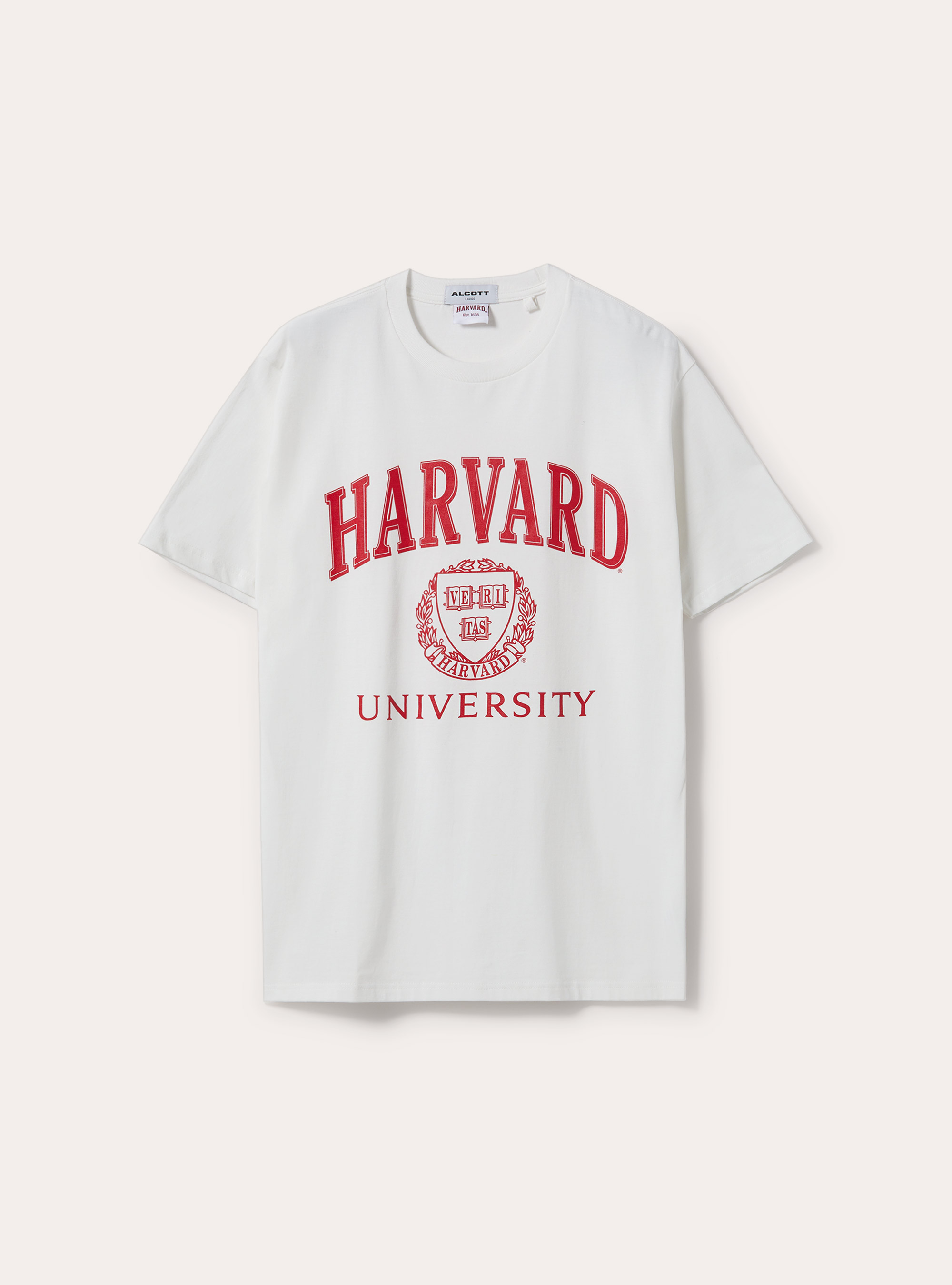 Harvard / Alcott T-shirt, WH2 WHITE