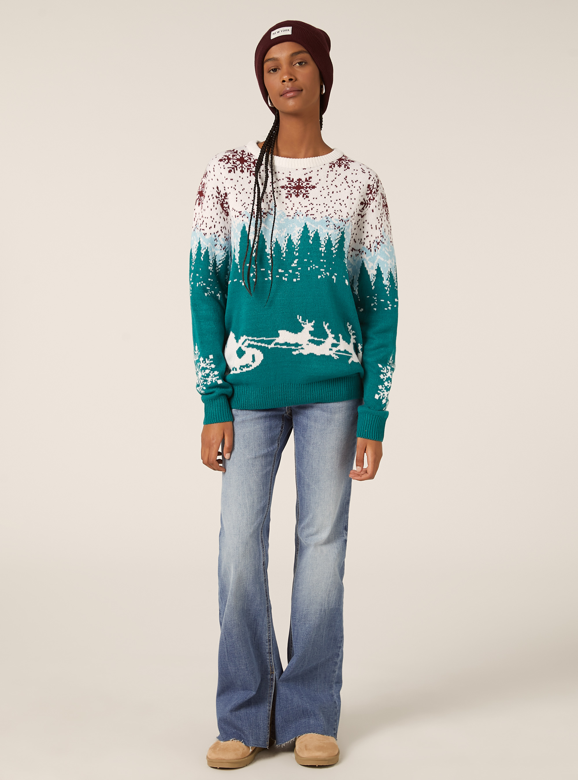 Pullover Christmas Collection, GN1 GREEN DARK