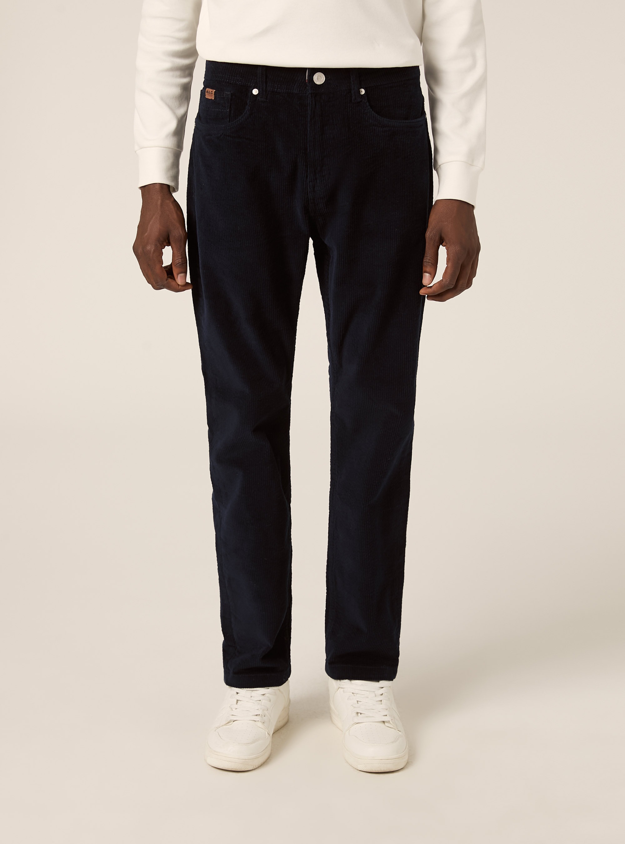 Pantalon skinny en velours cotelé, NA1 NAVY DARK