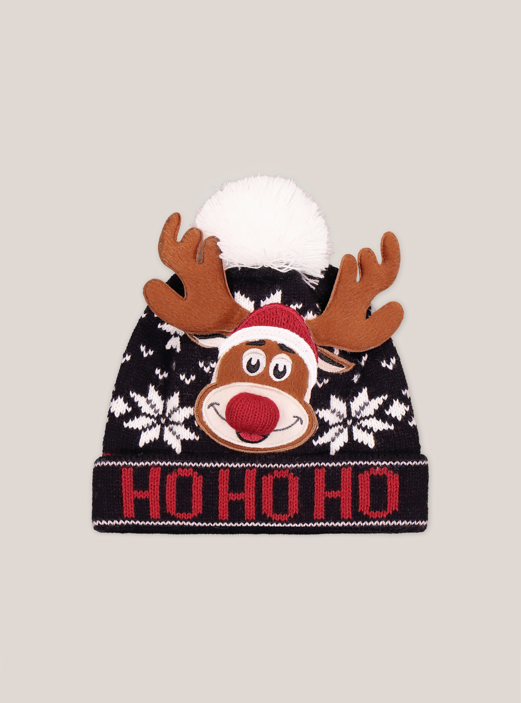 Bonnet de Noël ''mini me'' avec rennes, REIN REINDEER