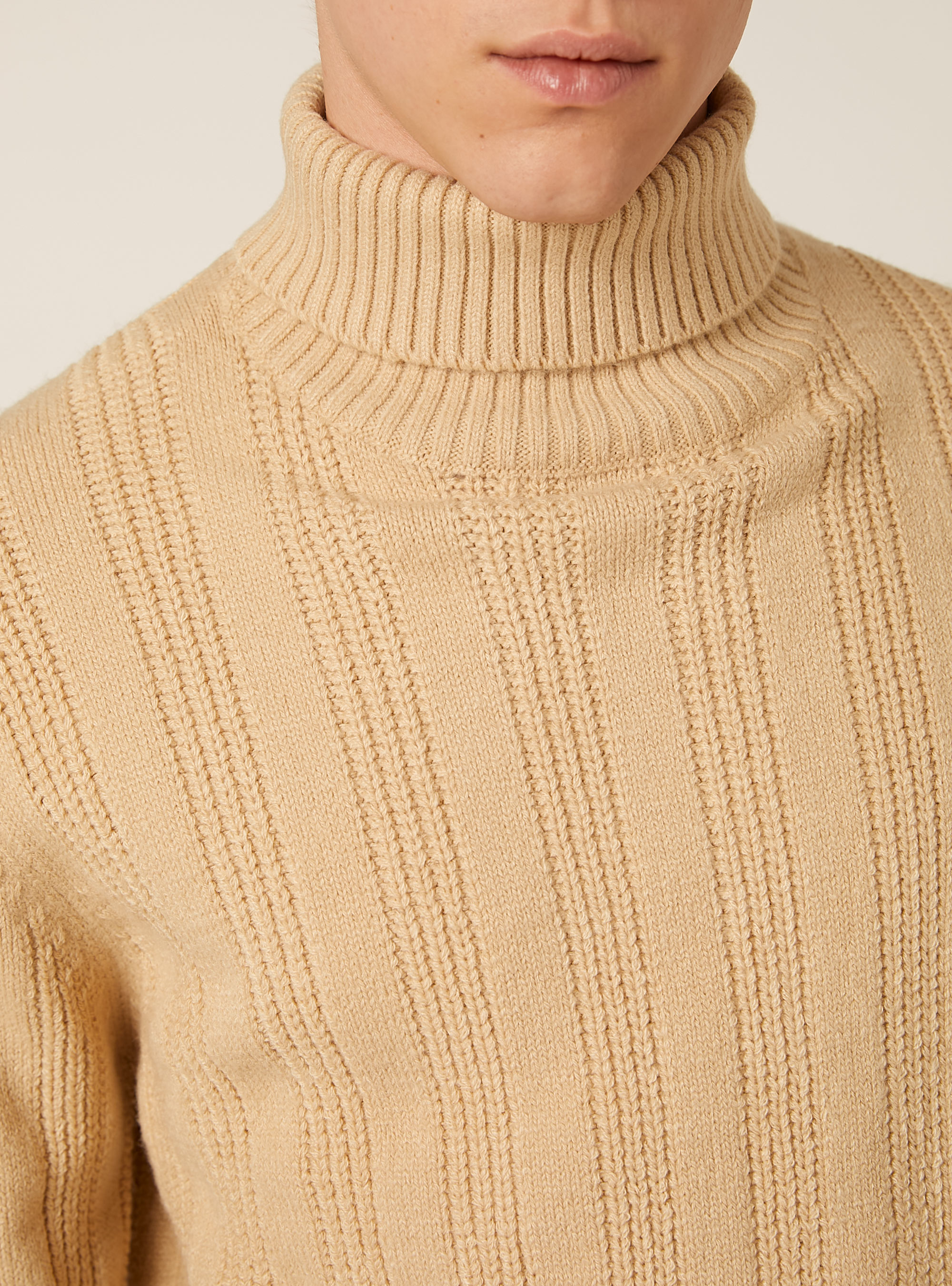 Maglione collo alto, TB2 TOBACCO MEDIUM