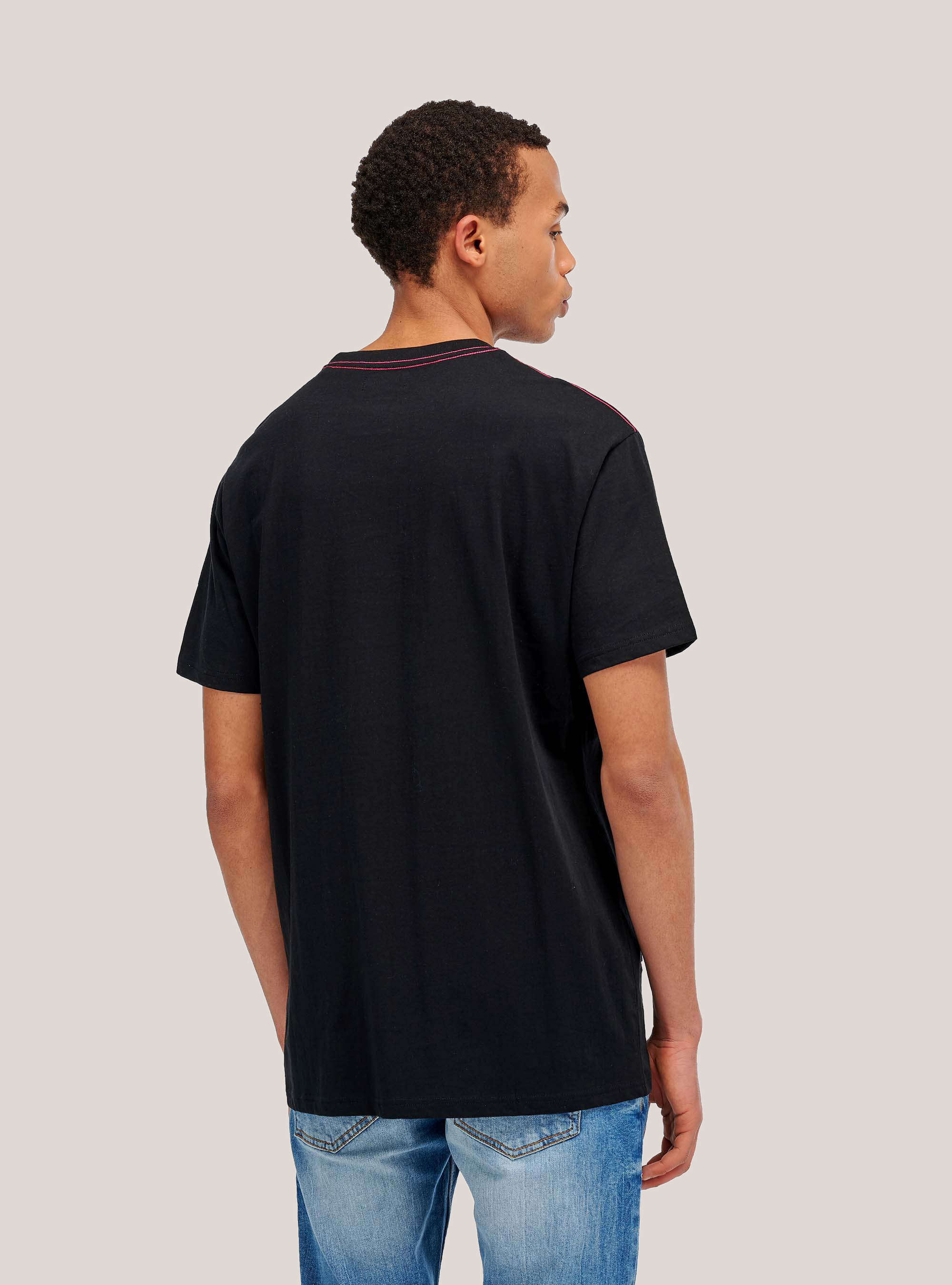 T-shirt imprimé ville, C101 BLACK