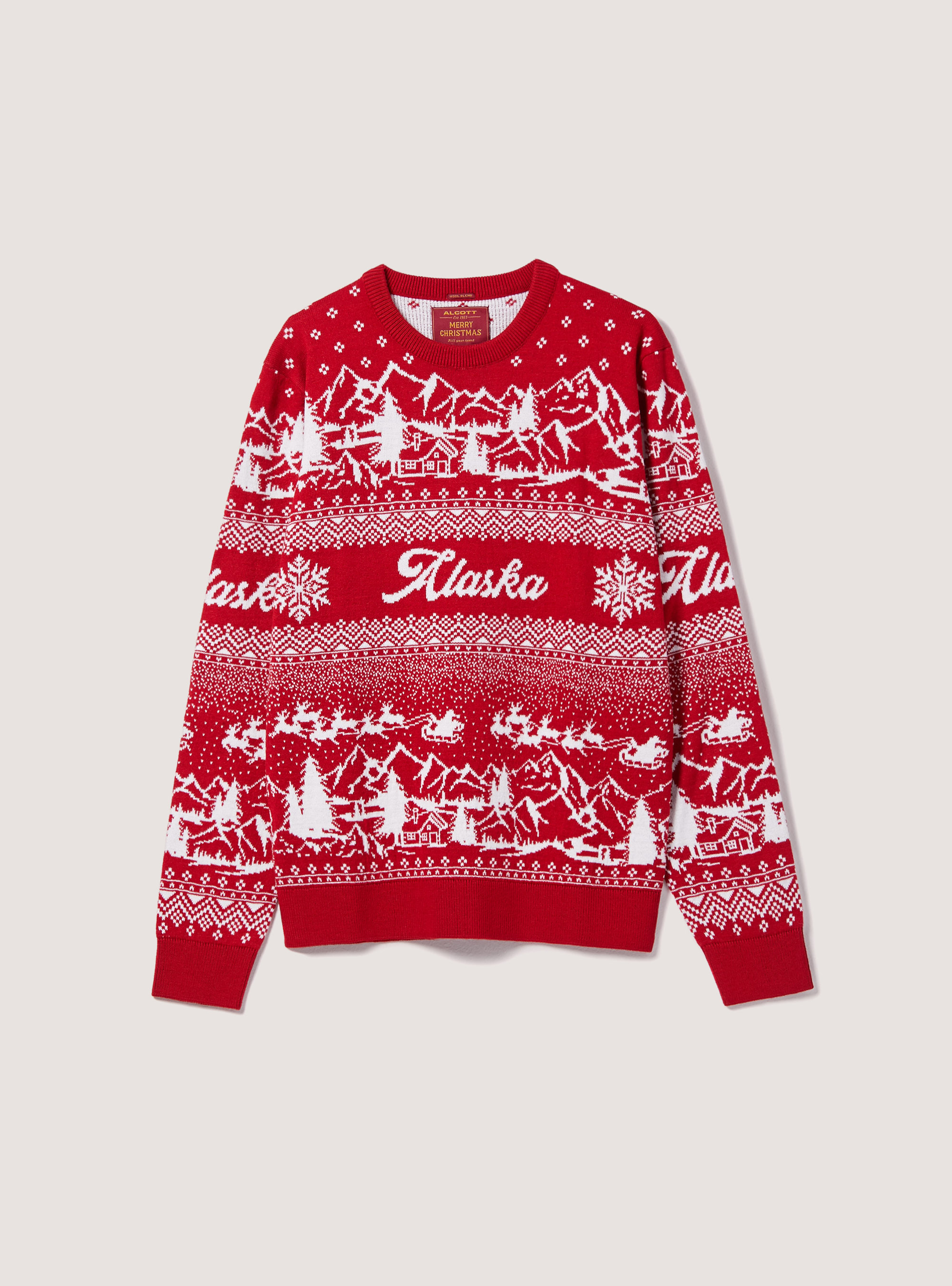 Pullover Christmas Family Collection, ROSSO