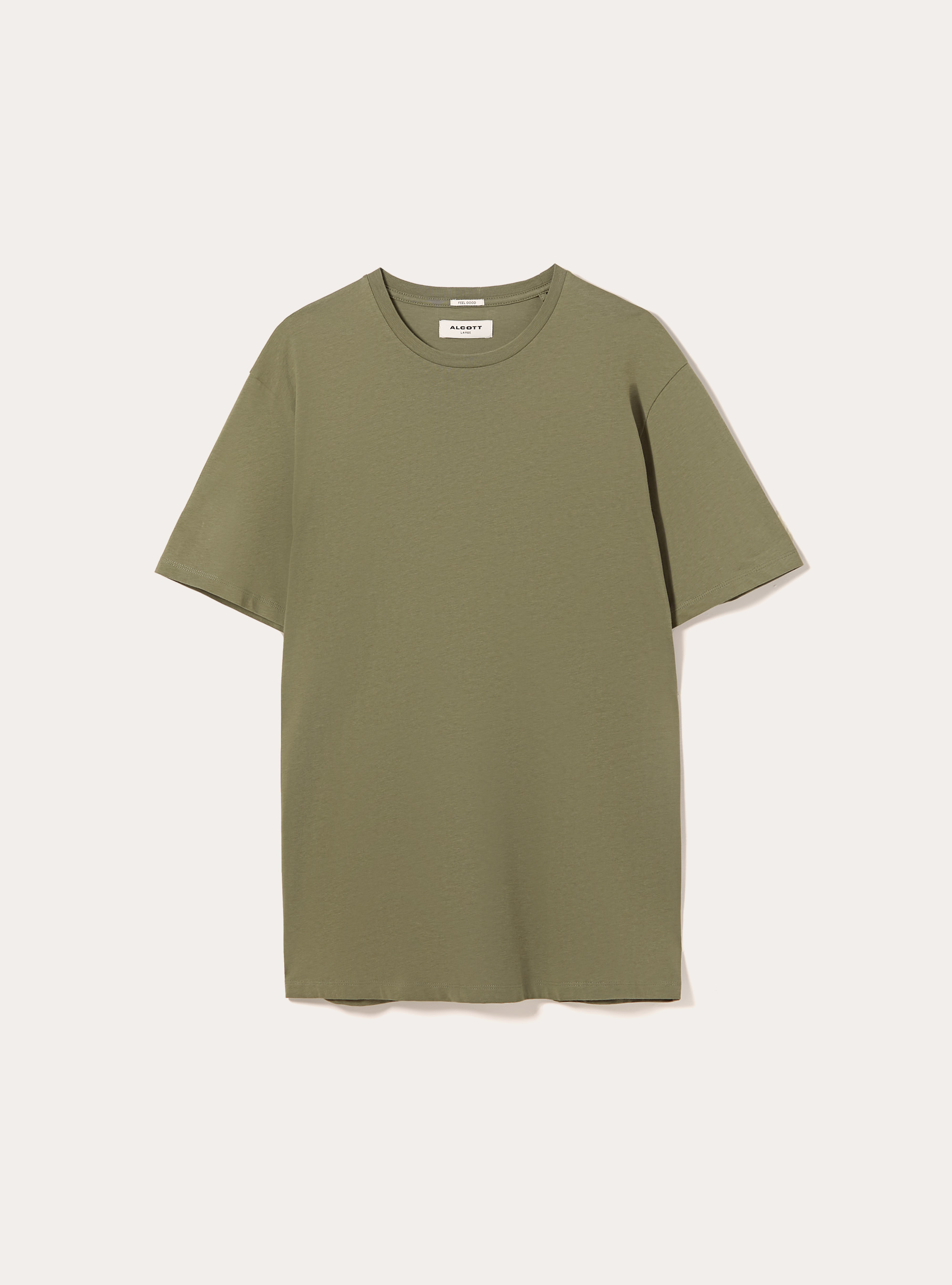 Cotton crew neck t-shirt, KY2 KAKY MEDIUM