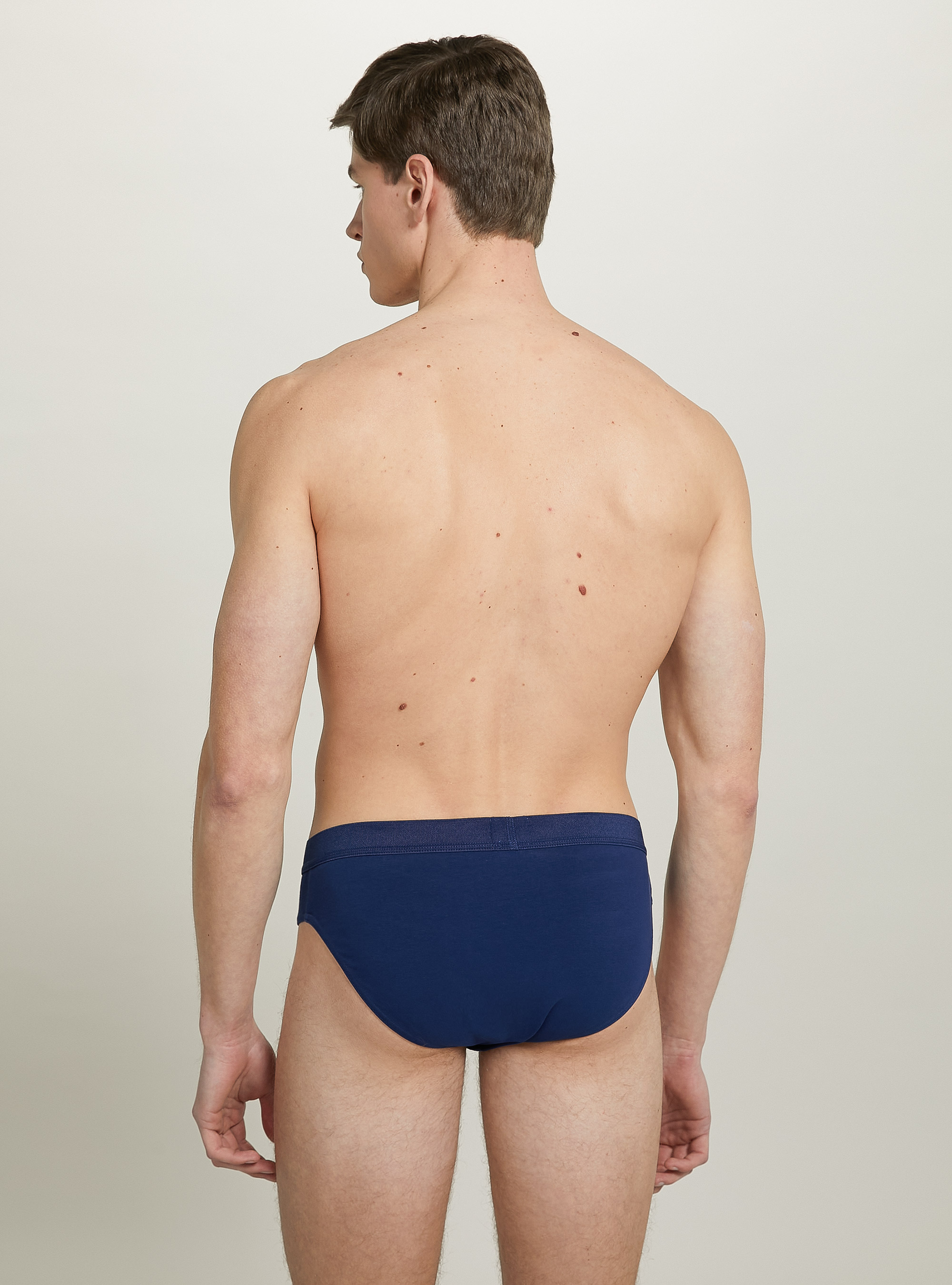 Boxershorts aus Stretch-Baumwolle mit Logo, NA2 NAVY MEDIUM