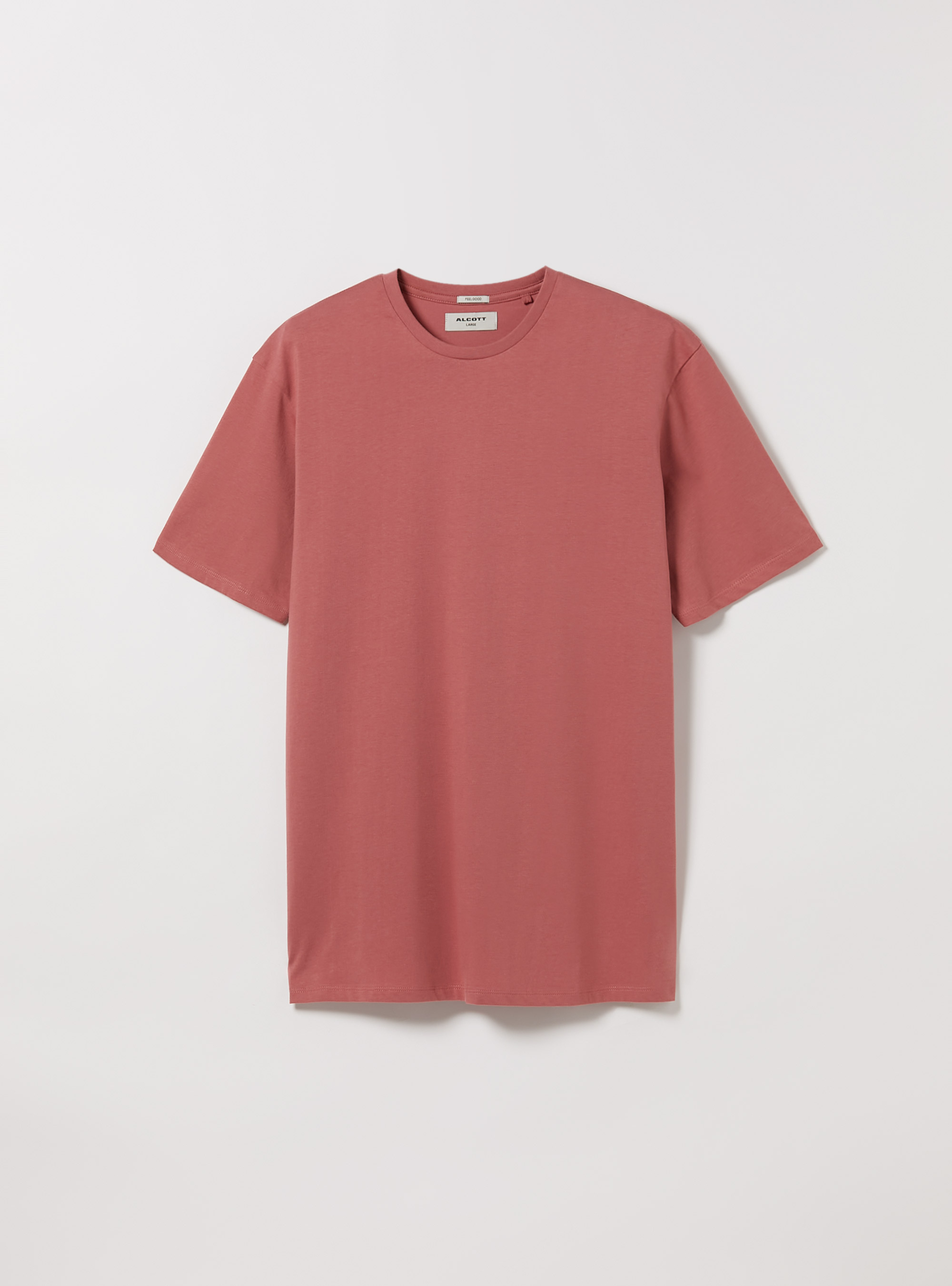 T-shirt en coton à col ras du cou, PK1 PINK DARK