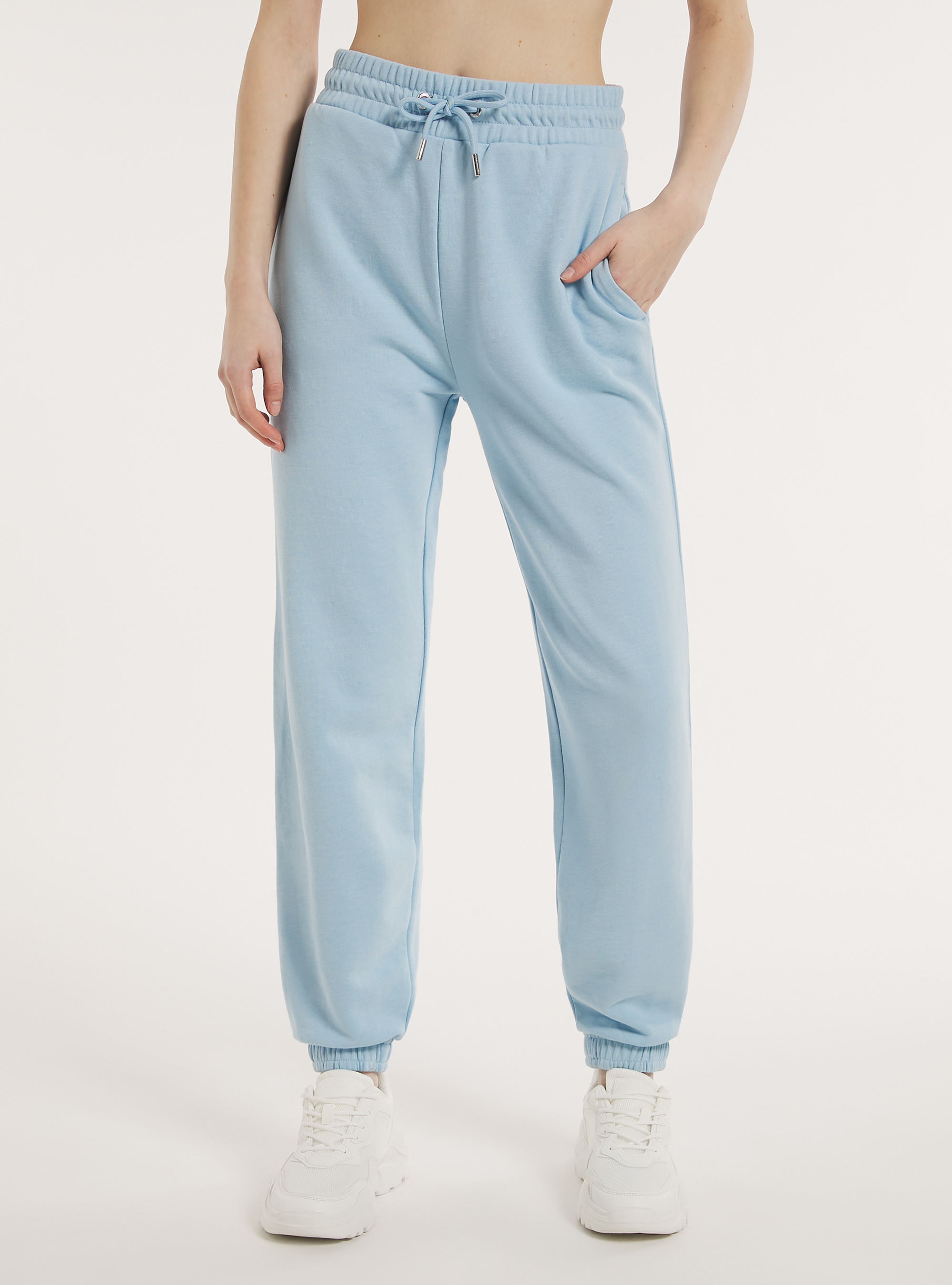 Plush jogger trousers, AZ3 AZURE LIGHT