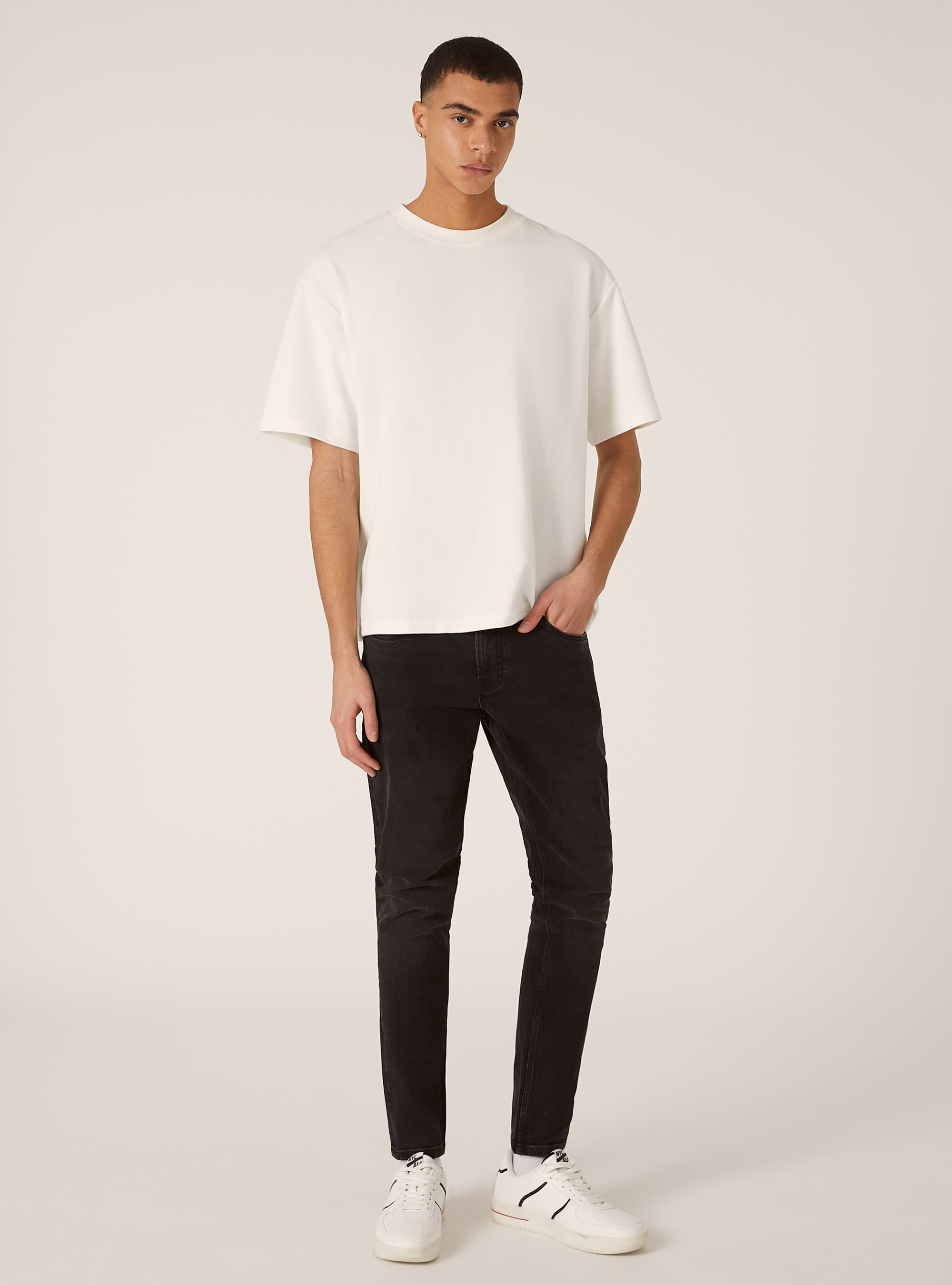 Skinny fit jeans, D000 BLACK