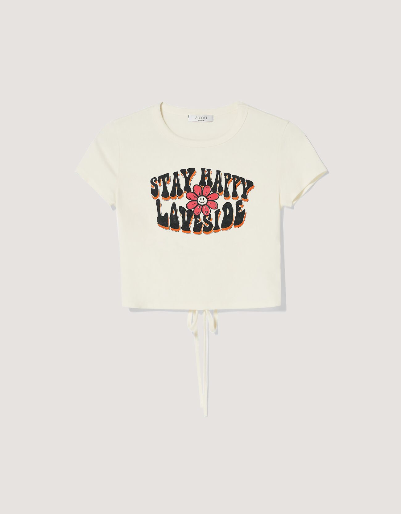 Camiseta de encaje con estampado ''Fancy Collection'', WH1 OFF WHITE