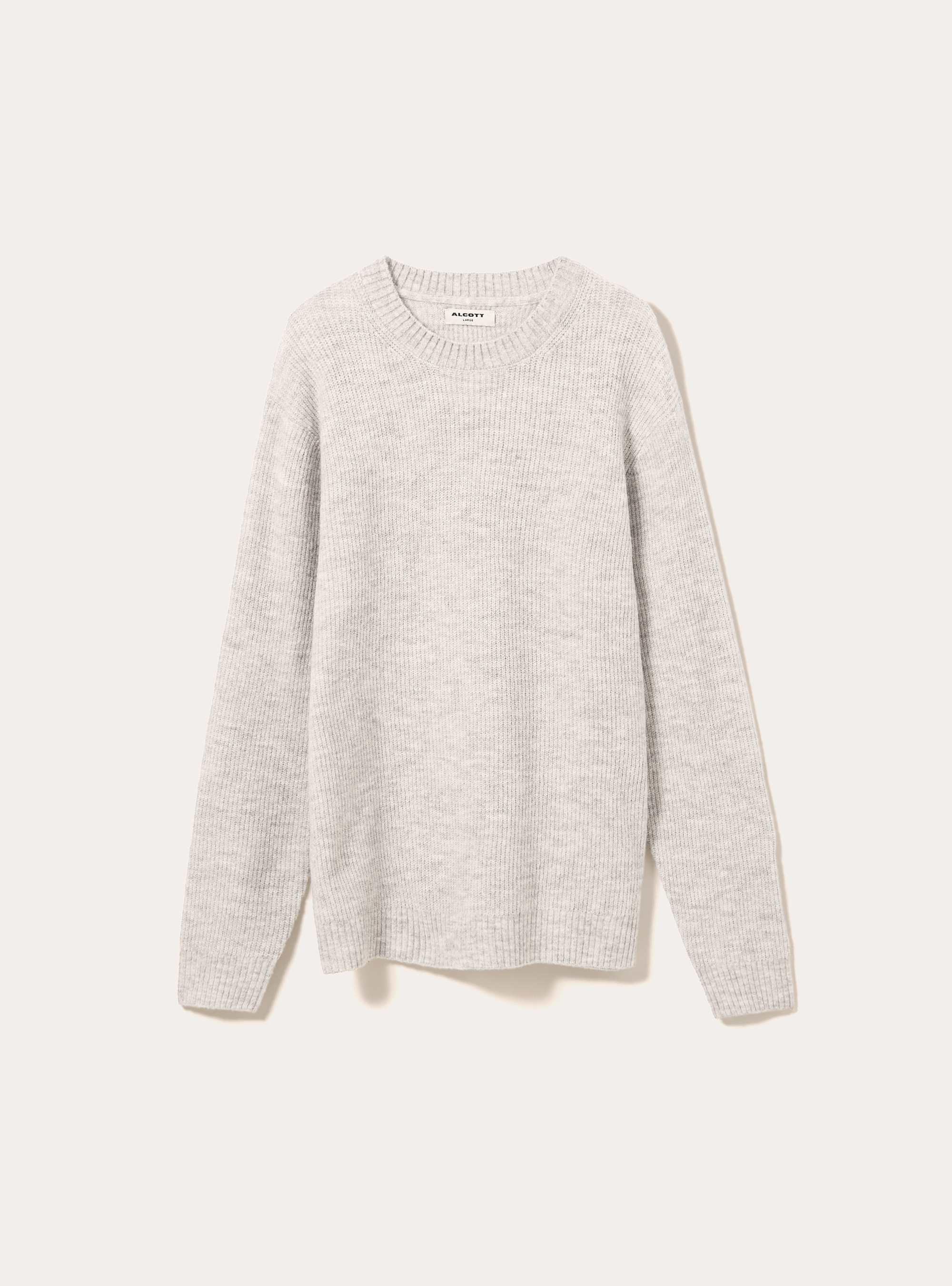 Jersey suave de canalé, MGY1 GREY MEL DARK