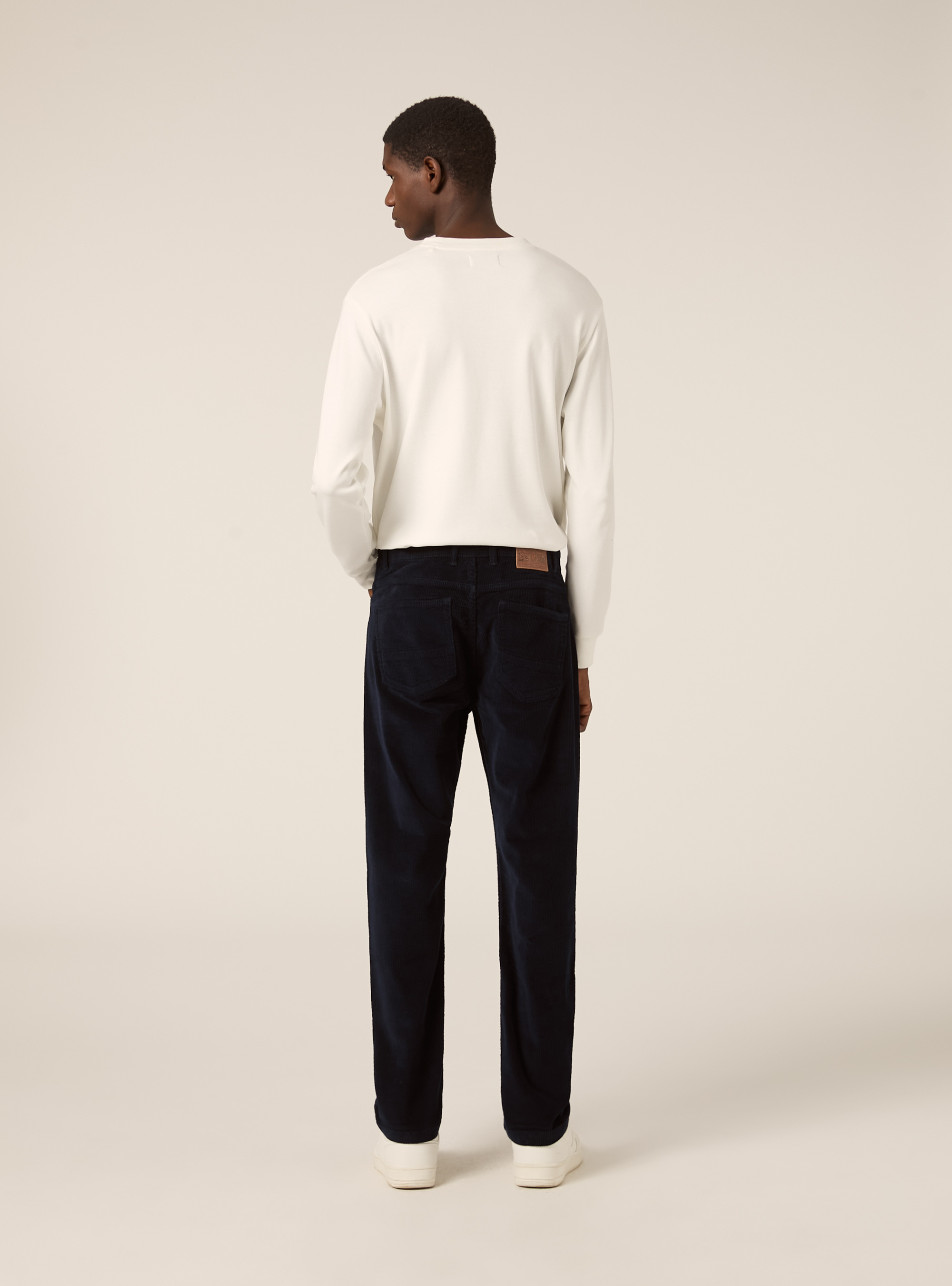 Pantalon skinny en velours cotelé, NA1 NAVY DARK