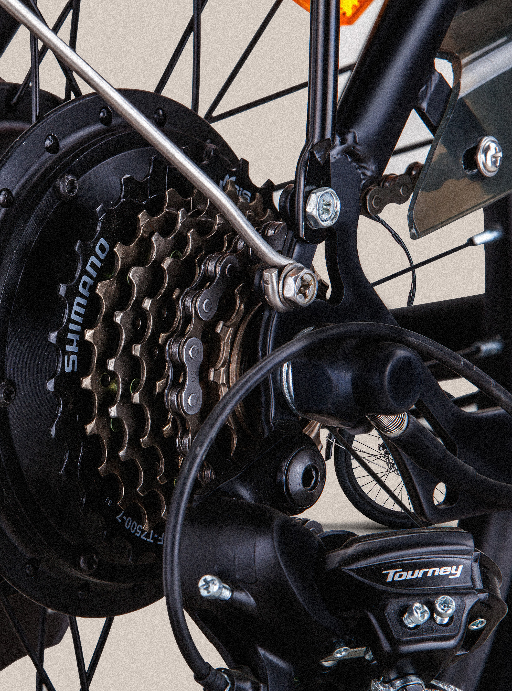 Bicicletta elettrica Ebike pieghevole RKS 250W Batteria litio Shimano, NERO