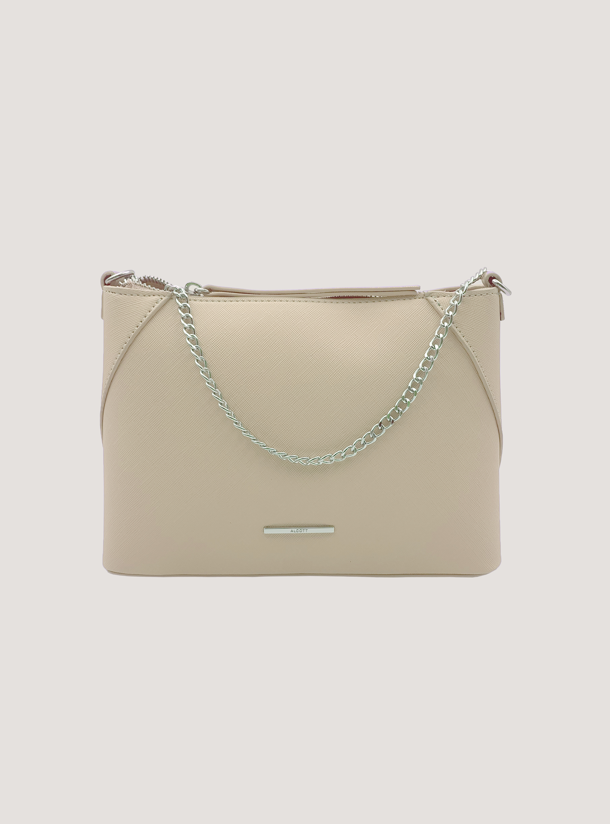Borsa a tracolla, BG3 BEIGE LIGHT