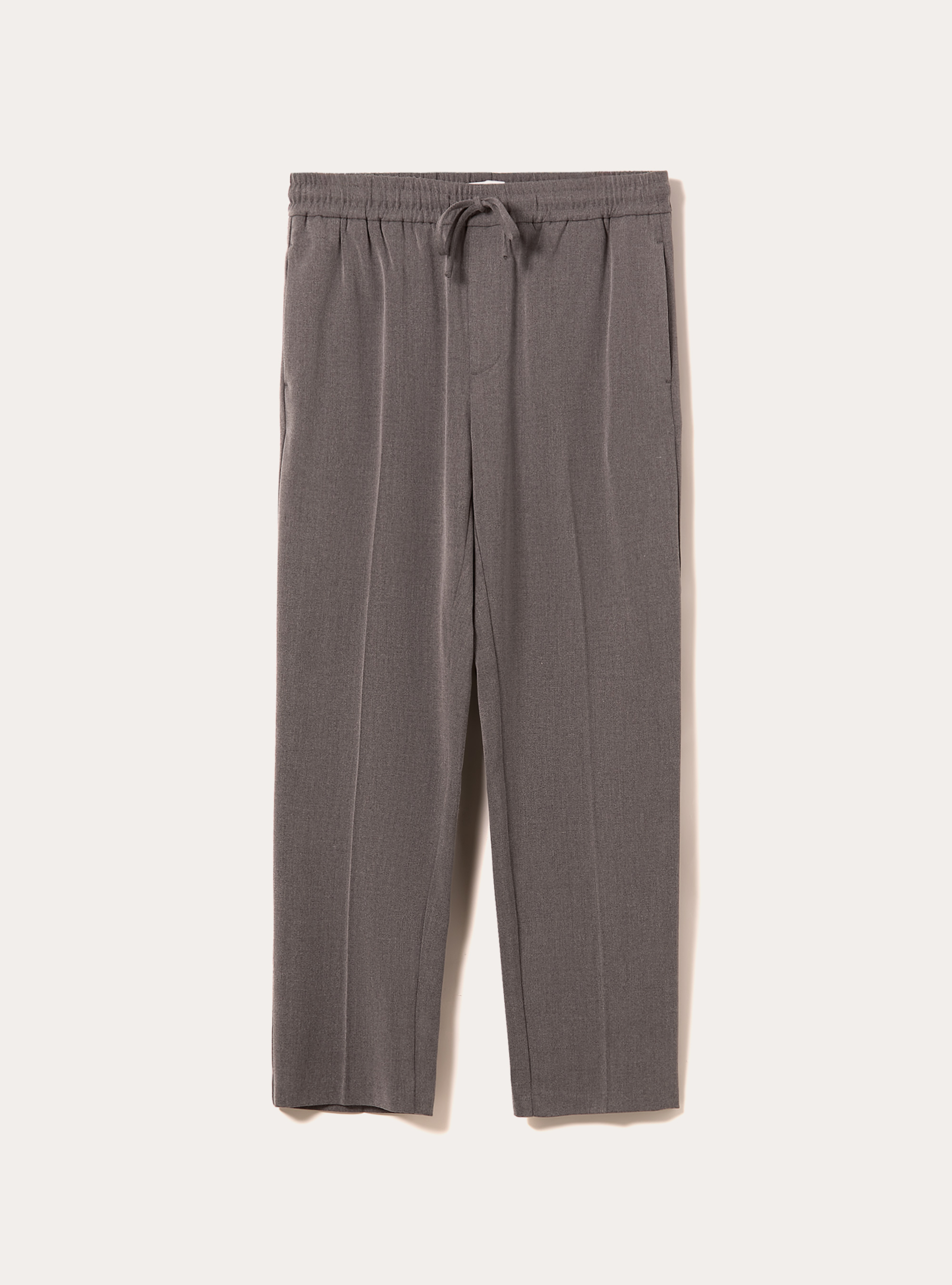 Pantalon jogger en twill, MGY1 GREY MEL DARK