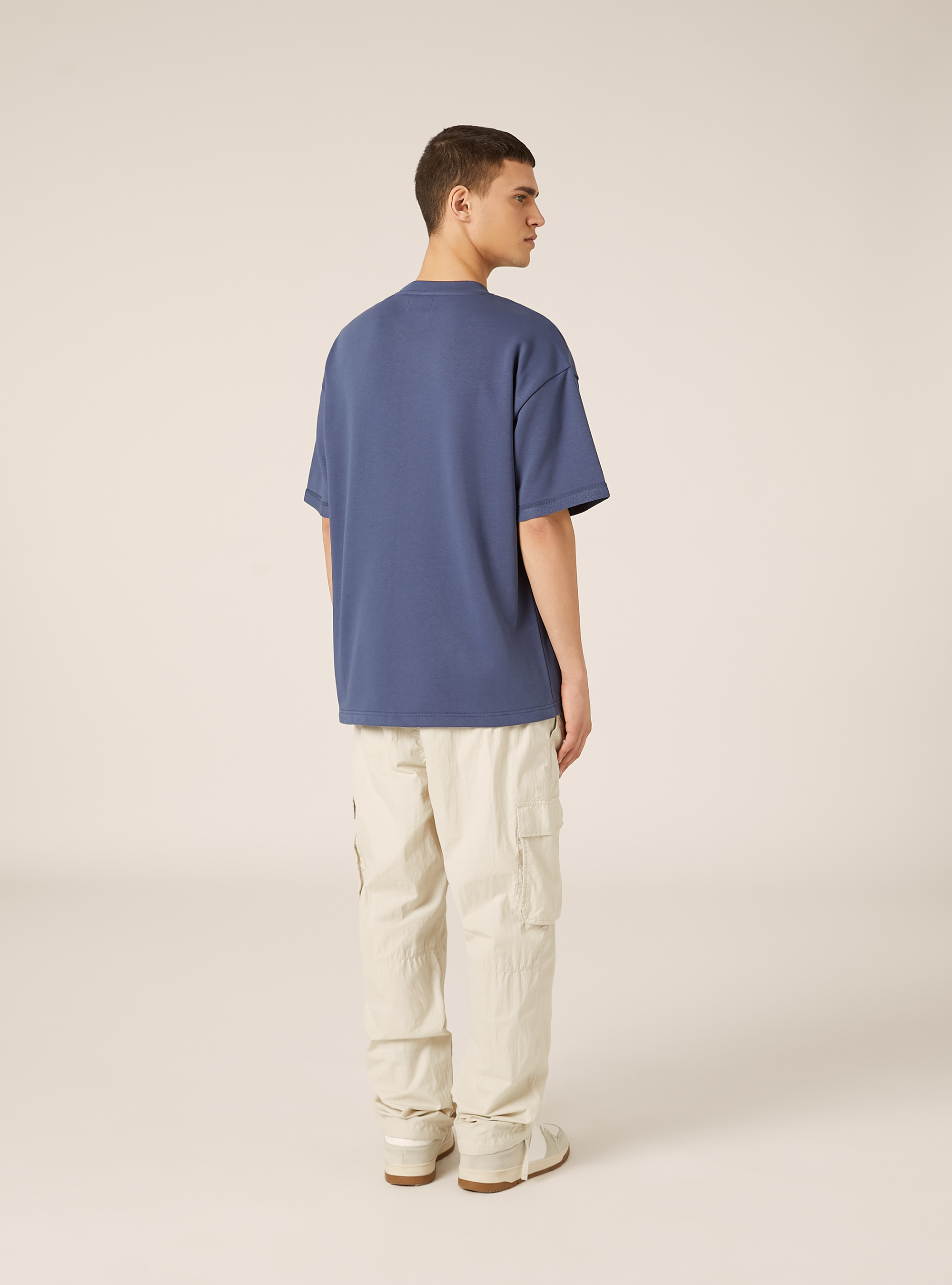 Oversized sweatshirt T-shirt, BL3 BLUE LIGHT